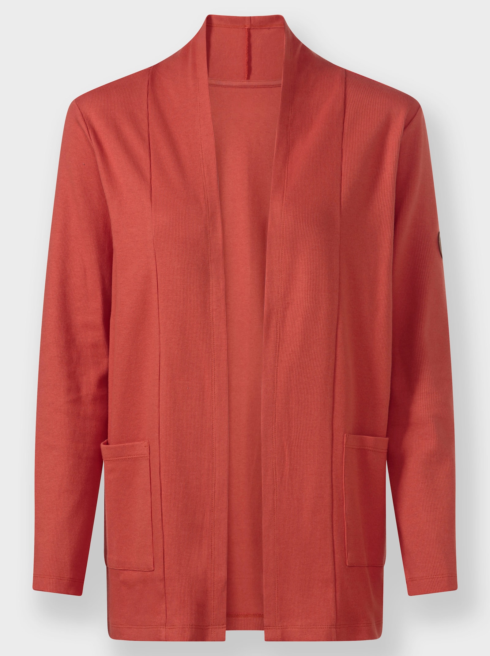 Shirtjacke mit Schalkragen - terra