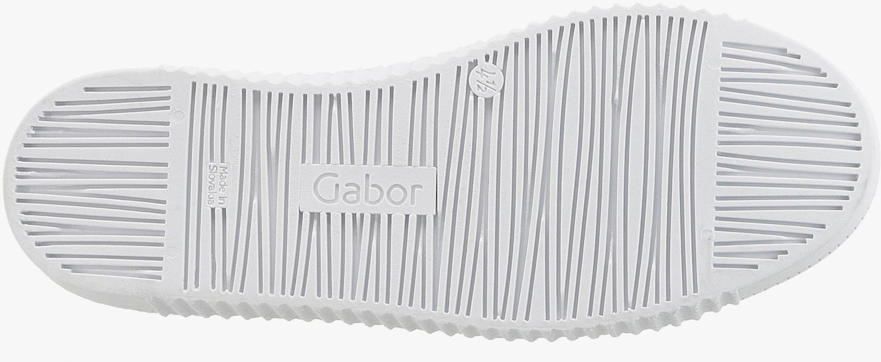 Gabor Sneaker met plateauzool - wit
