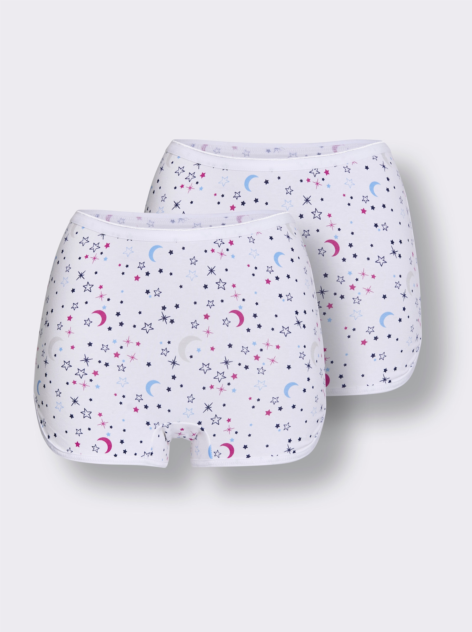 wäschepur Hipster mit Druck-Dessin - weiß-bedruckt