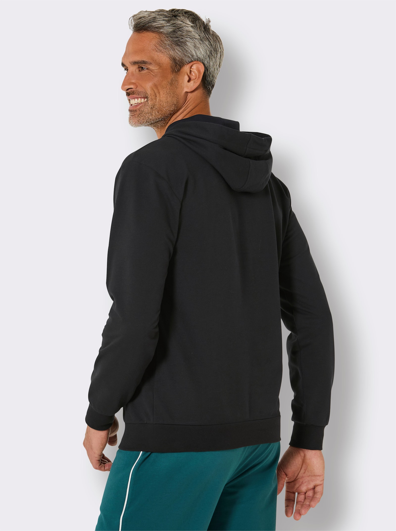 feel good Sweatshirt - schwarz-weiß