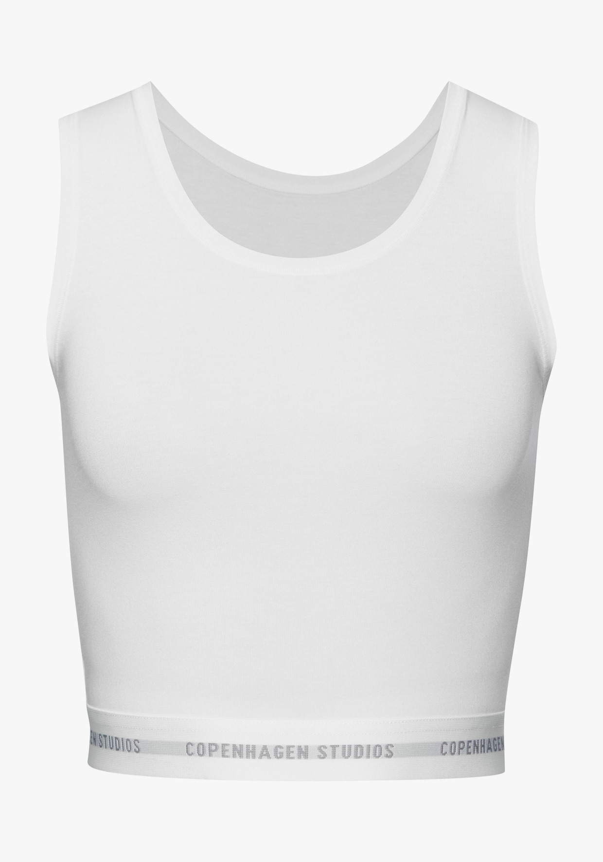 Mouwloze top - wit