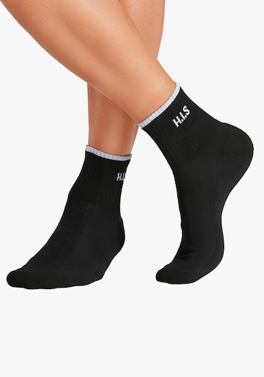 H.I.S Sportsocken - 2x weiß, 2x schwarz, 2x grau meliert