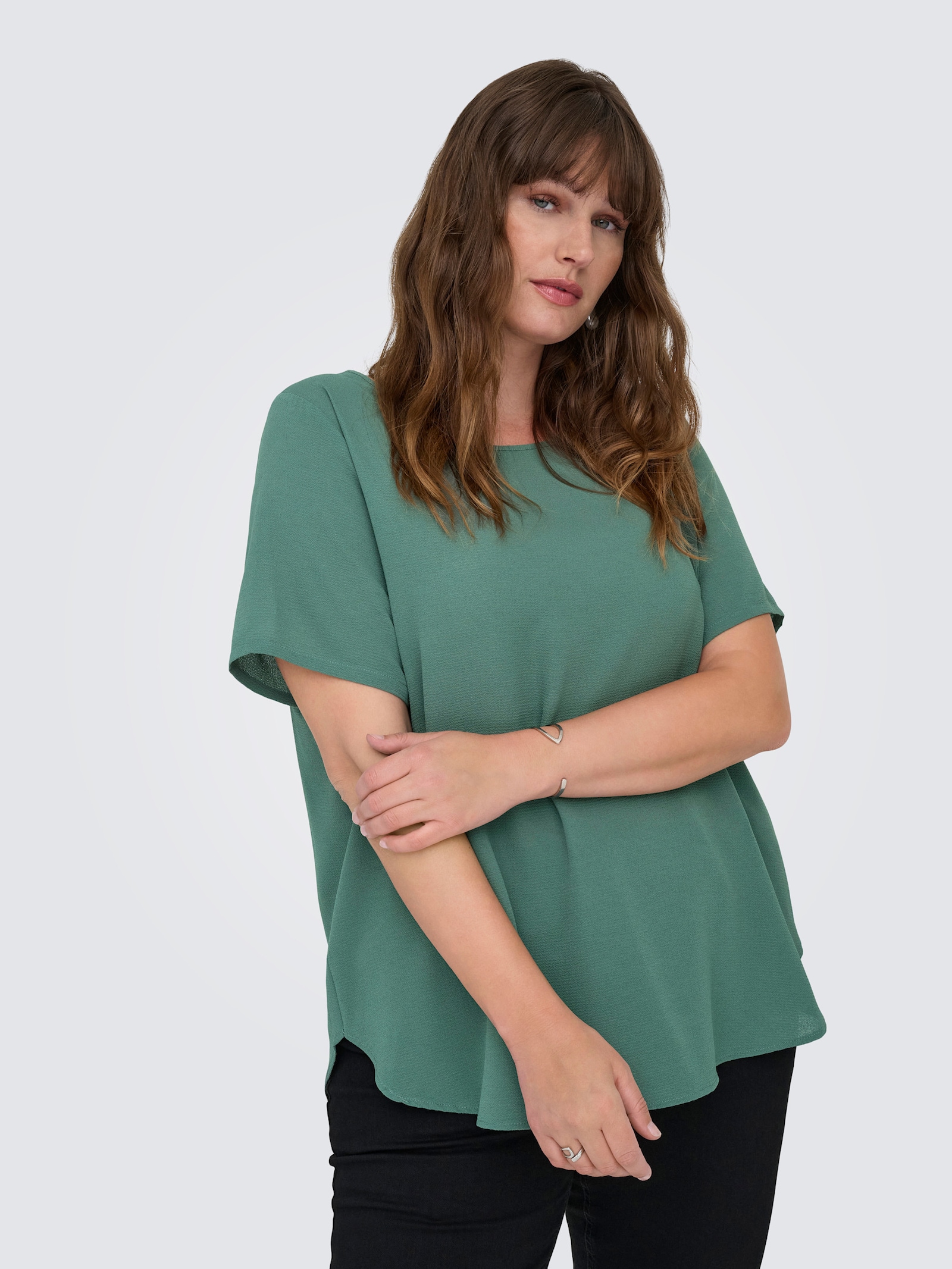 ONLY CARMAKOMA Shirtbluse - balsam green
