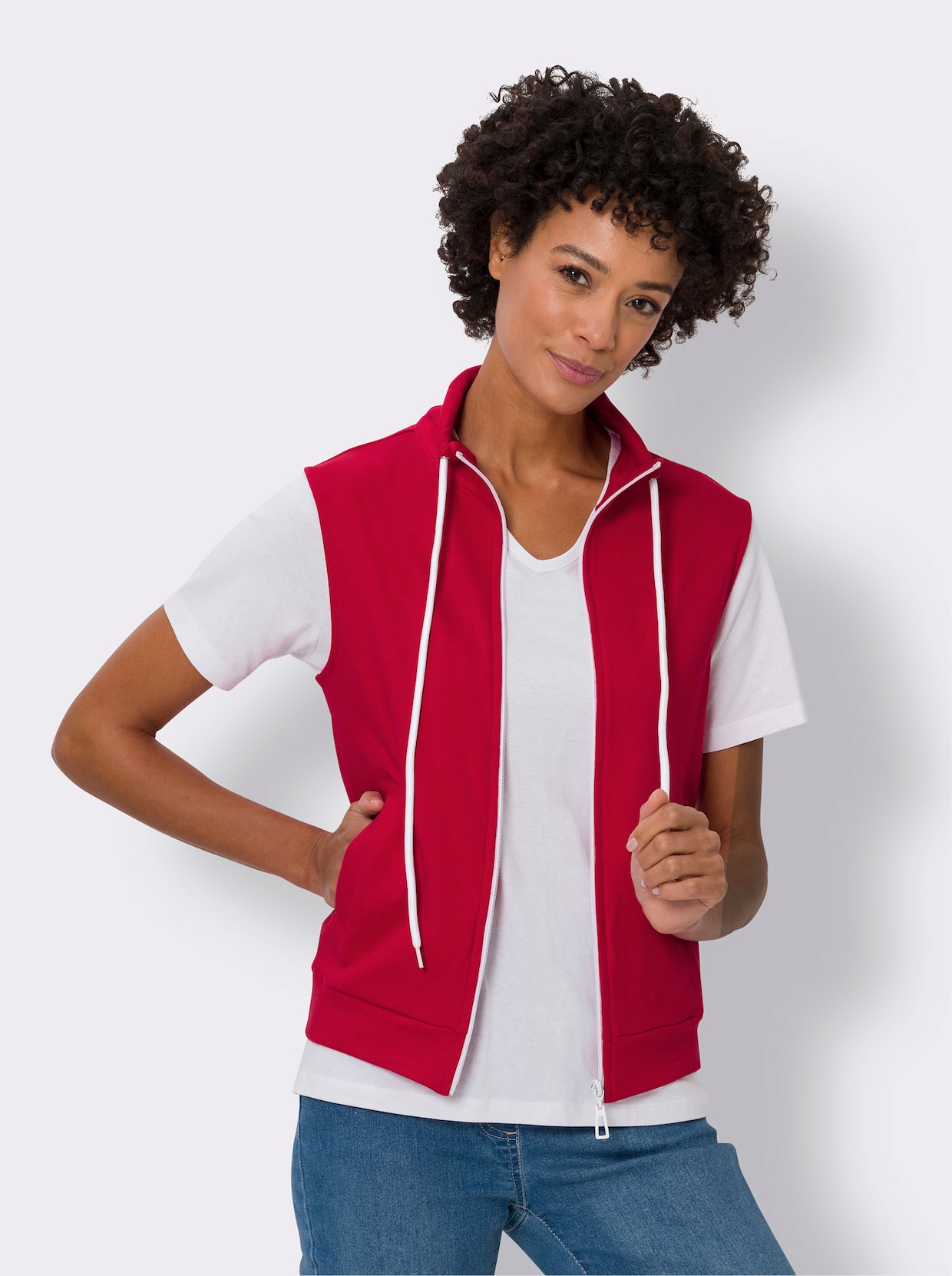 Shirtvest - rood