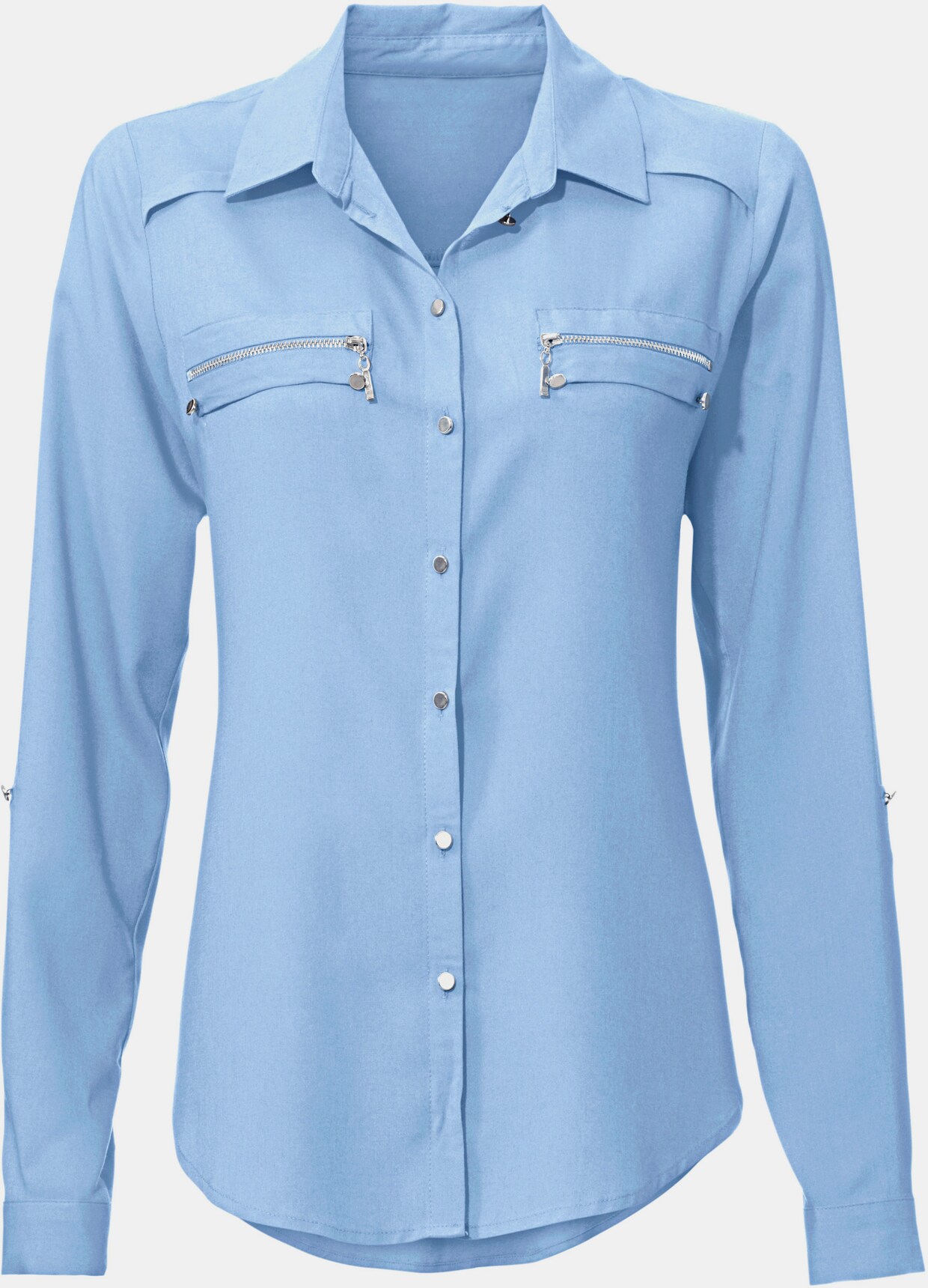 heine Overhemdblouse - lichtblauw