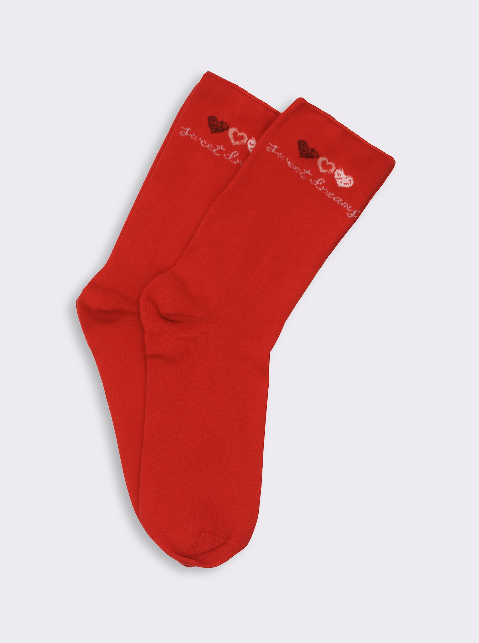 wäschepur Damen-Socken - rot