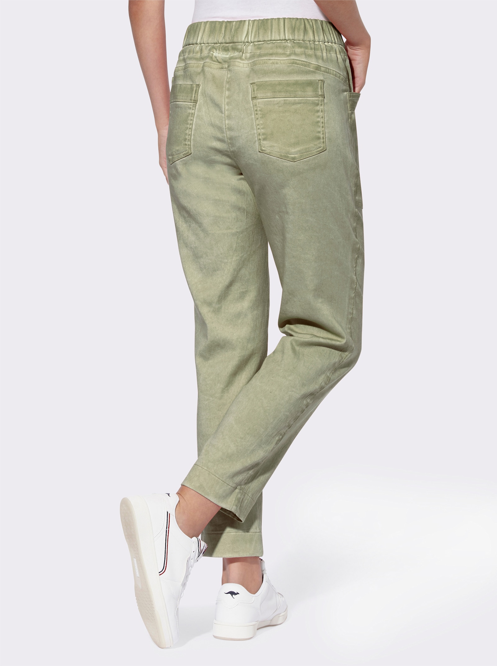 heine Pantalon en qualité sweat - kaki