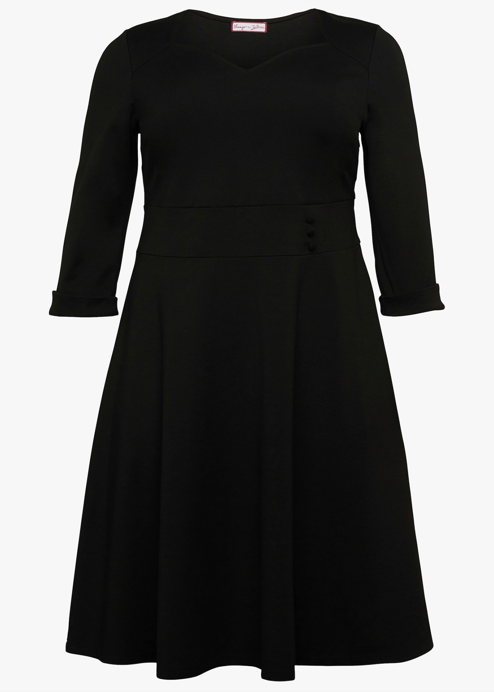 sheego by Joe Browns Robe de cocktail avec ceinture - noir