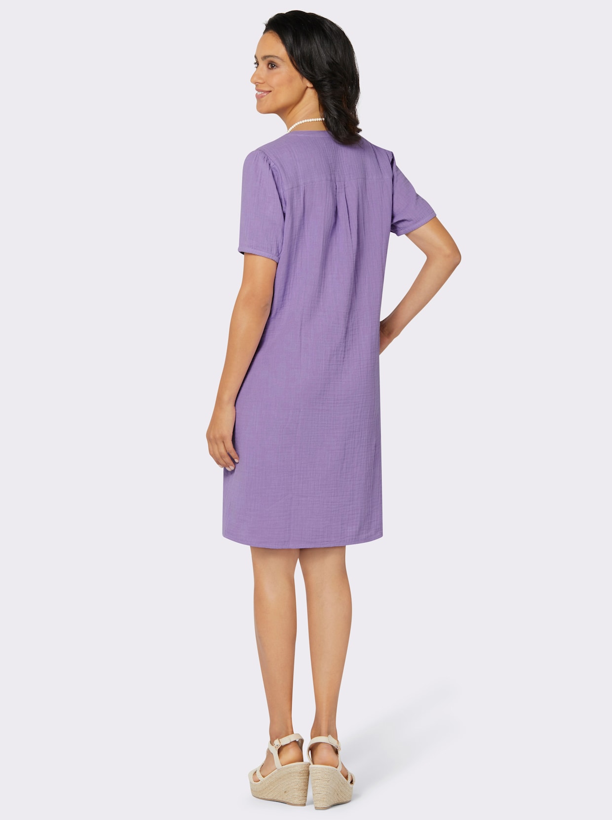 Tunika-Kleid - lavendel