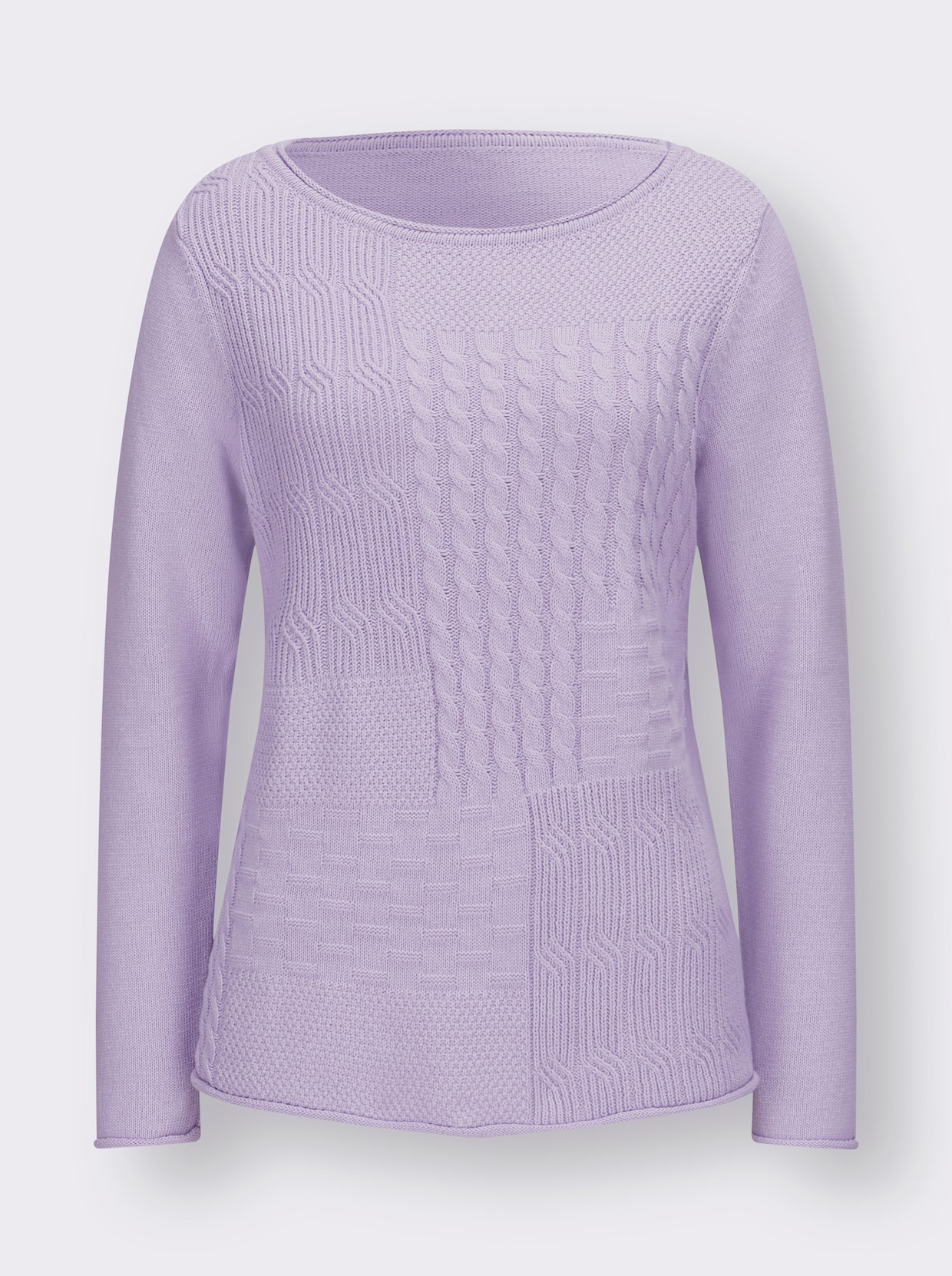 Pullover met lange mouwen - lila