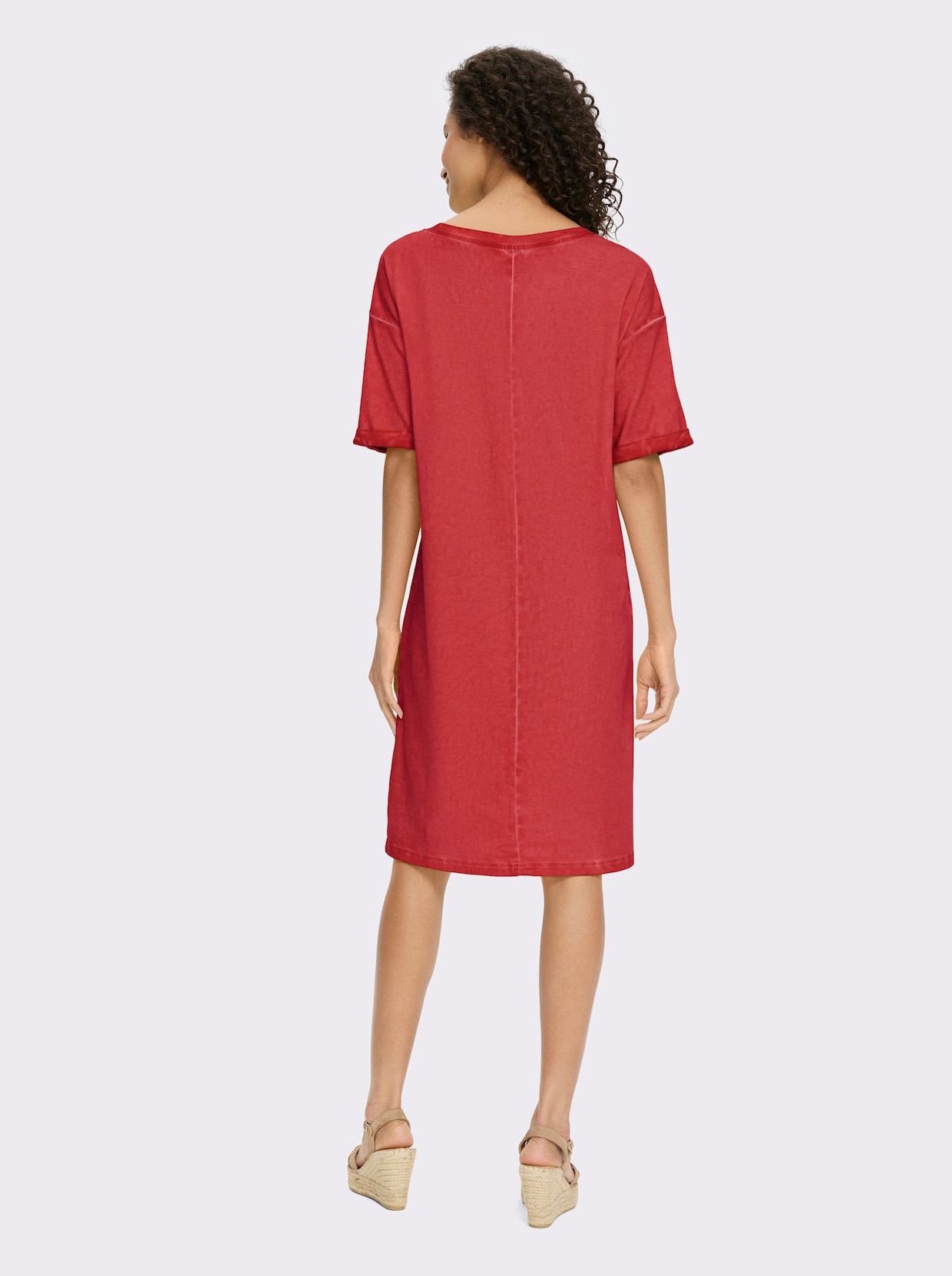 heine Jerseykleid - erdbeere