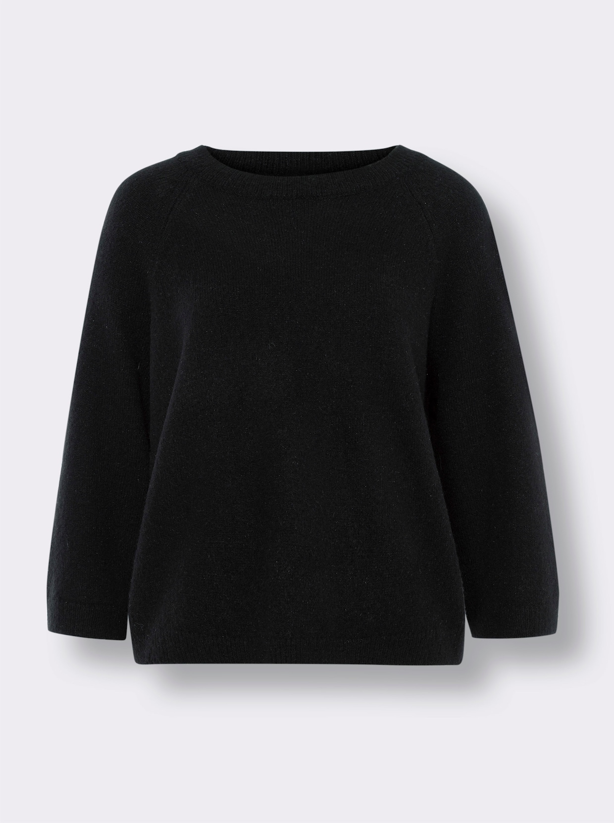 heine Pullover met 3/4-mouwen - zwart