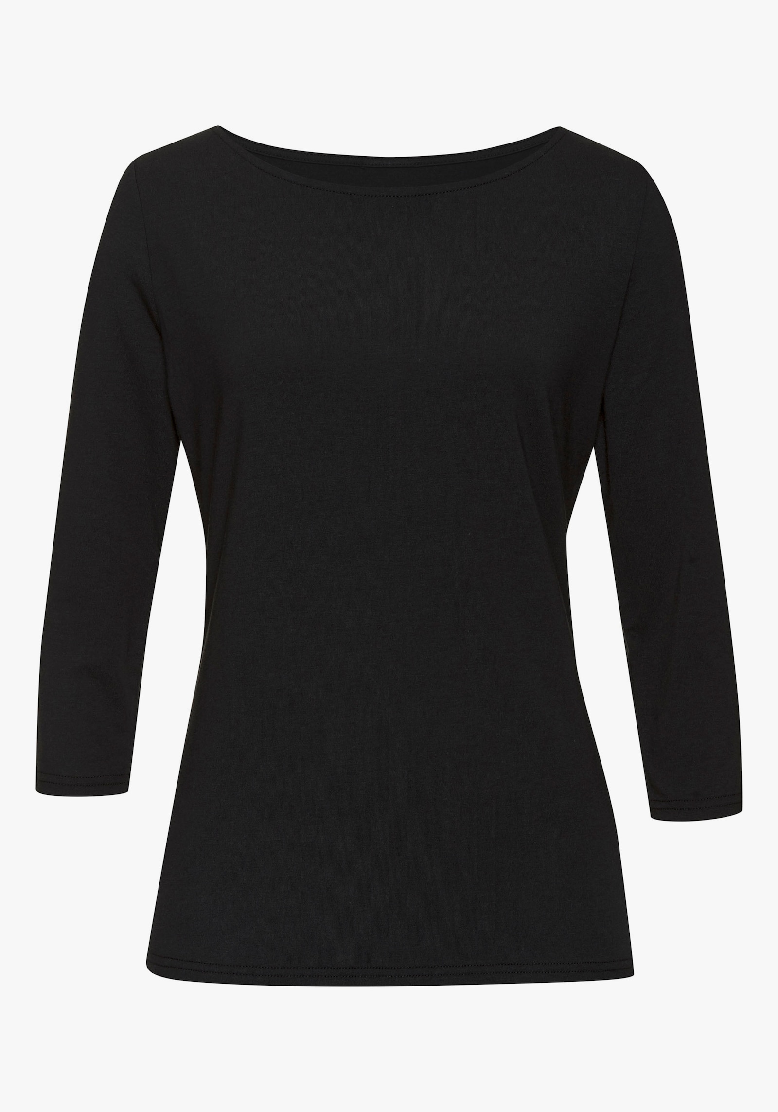 LASCANA Shirt met 3/4-mouw - eucalyptus, zwart