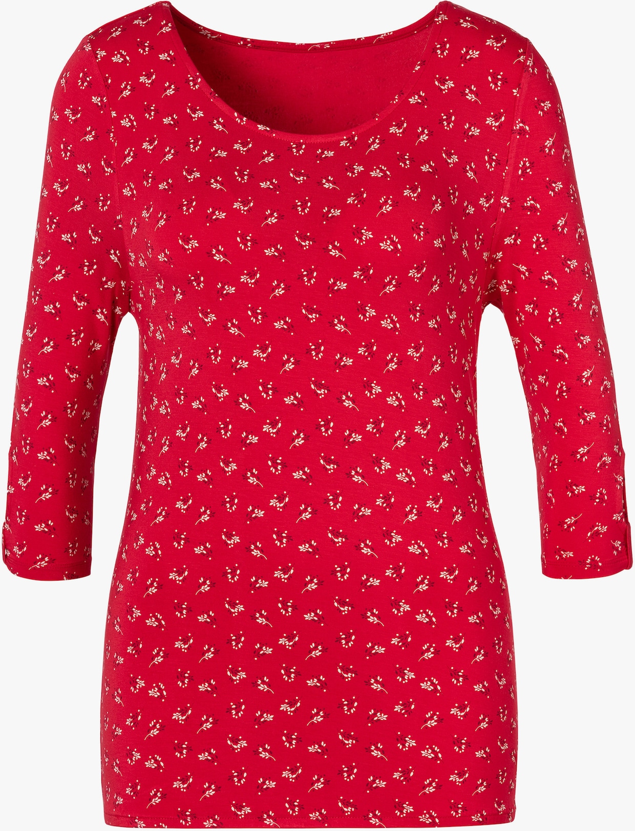 LASCANA Shirt met 3/4-mouw - rood