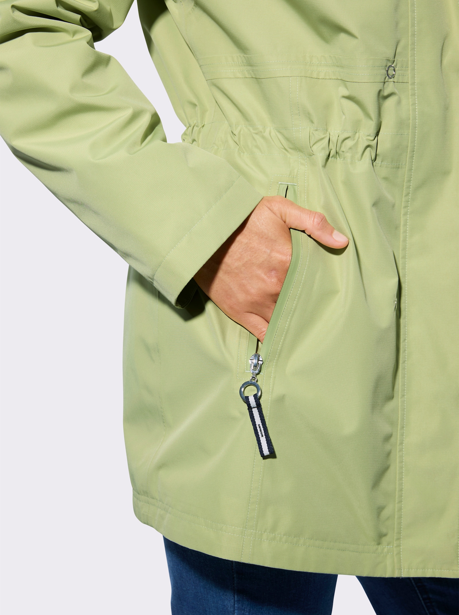 Funktionsjacke in wind- und wasserdichter Qualität - lindgrün