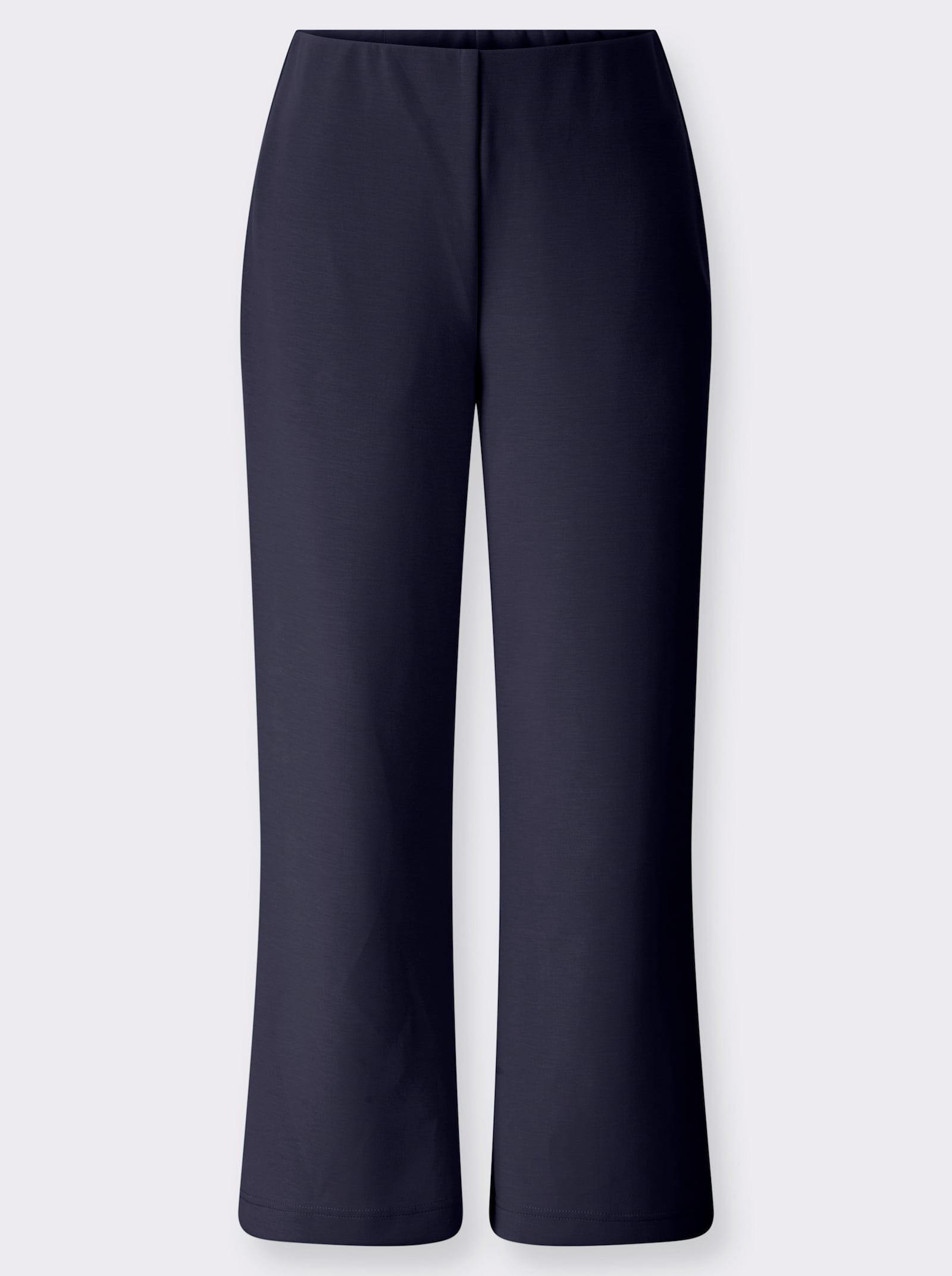Jerseyhose mit weiten Beinen - marine