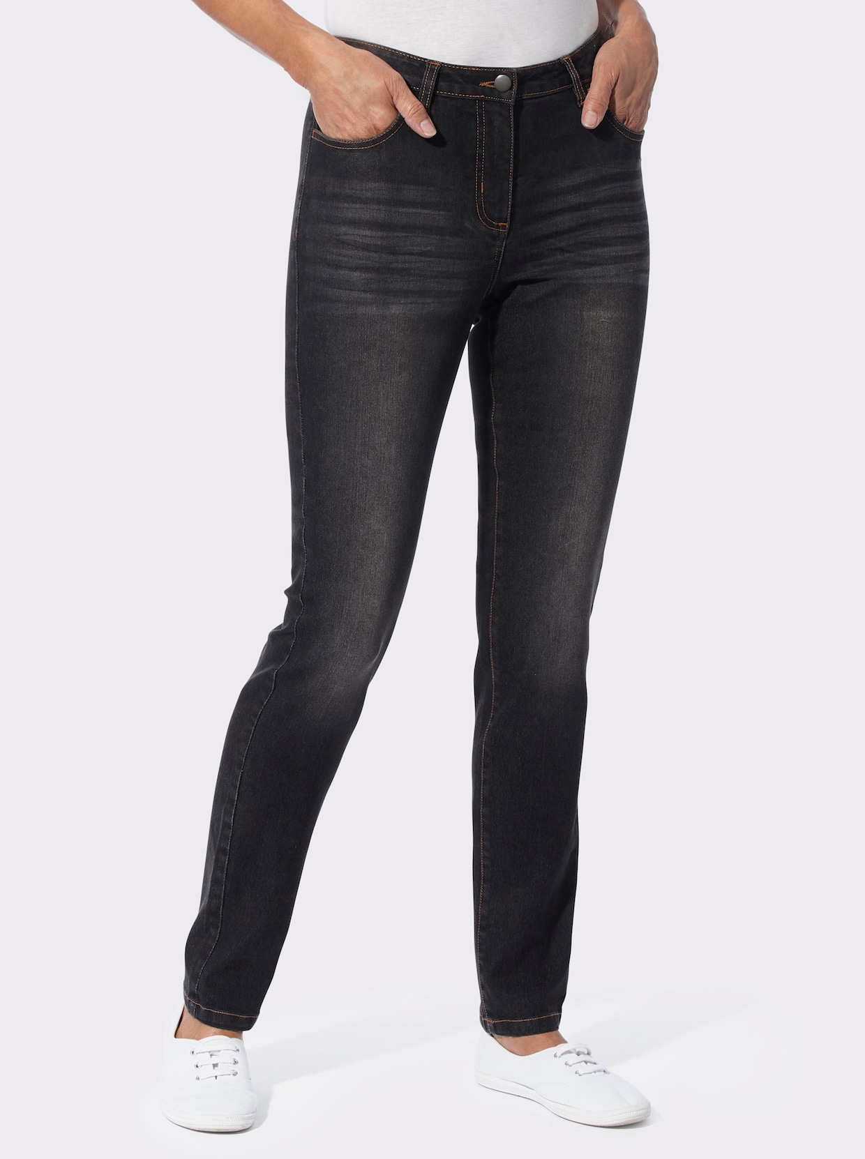 jeans - black denim
