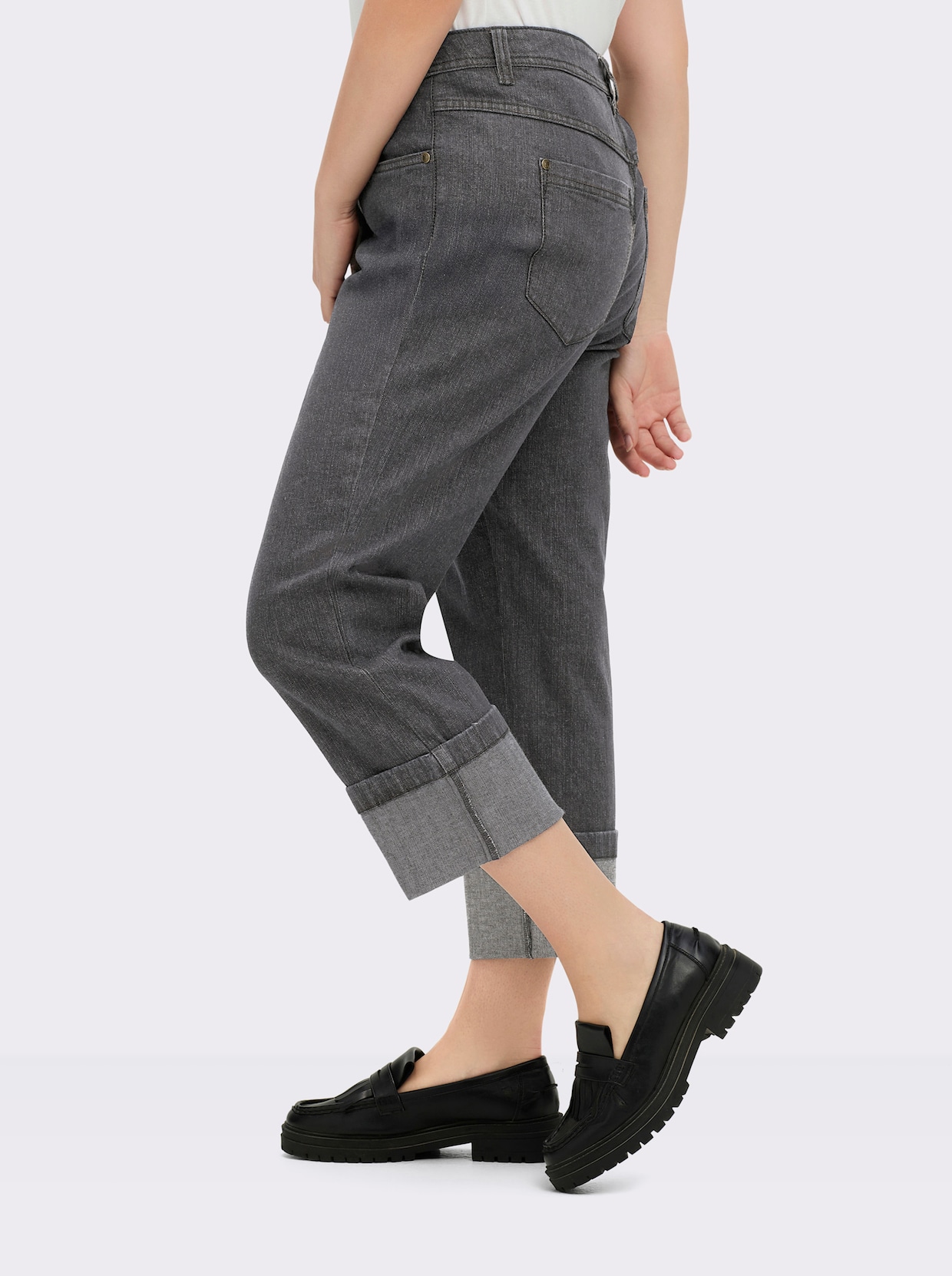 sheego 7/8-Jeans - grey-denim