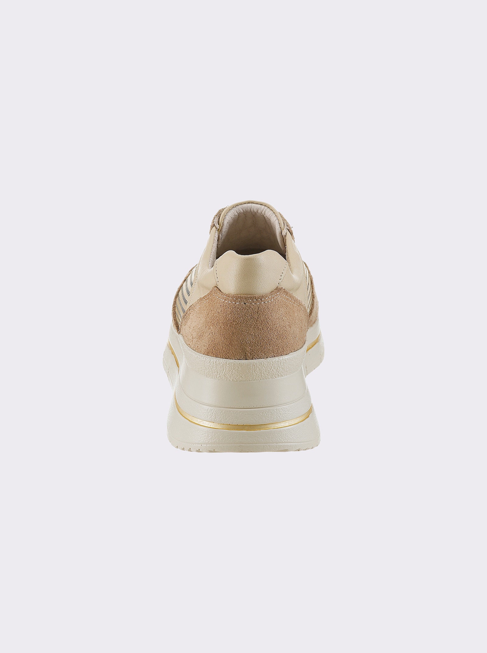 Gemini Sneaker mit Veloursleder - beige