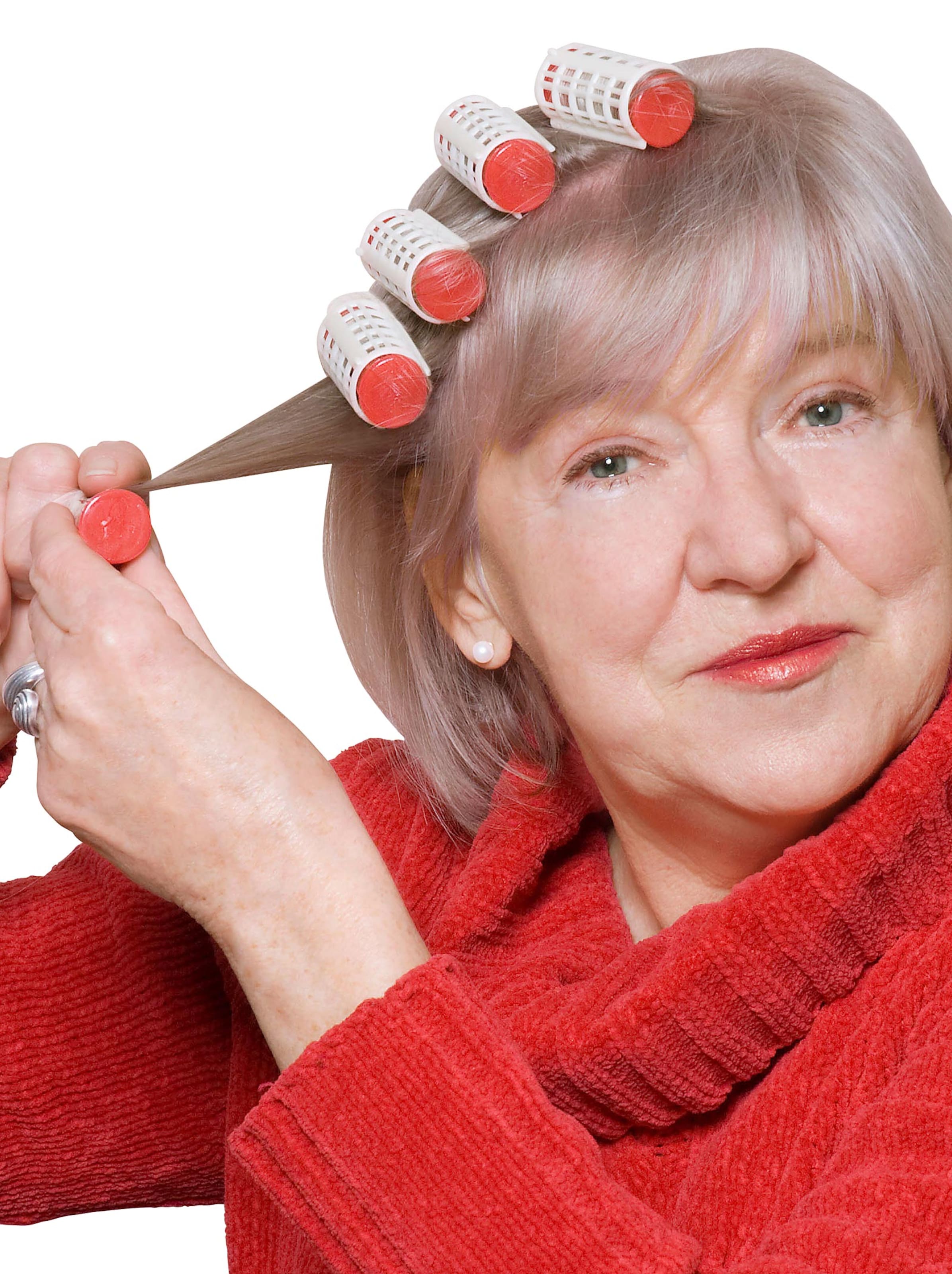 Heißwickler-Set - rot