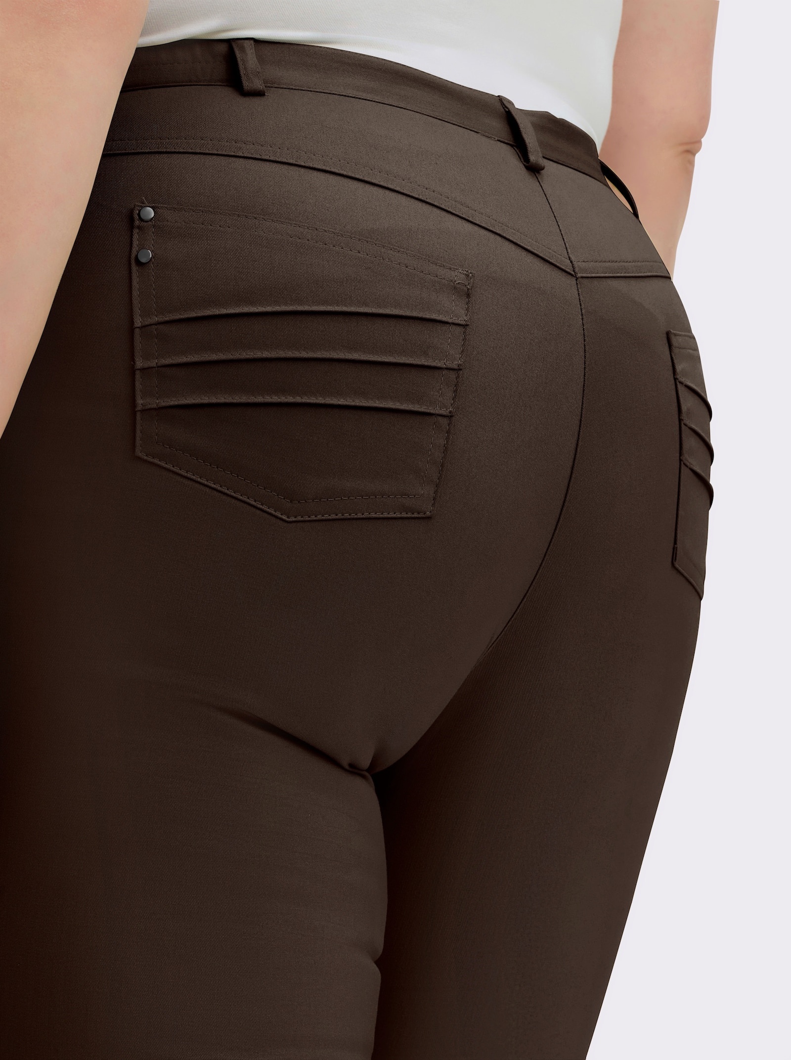 Cosma Funktionshose schmutzabweisend und knitterarm - mokka
