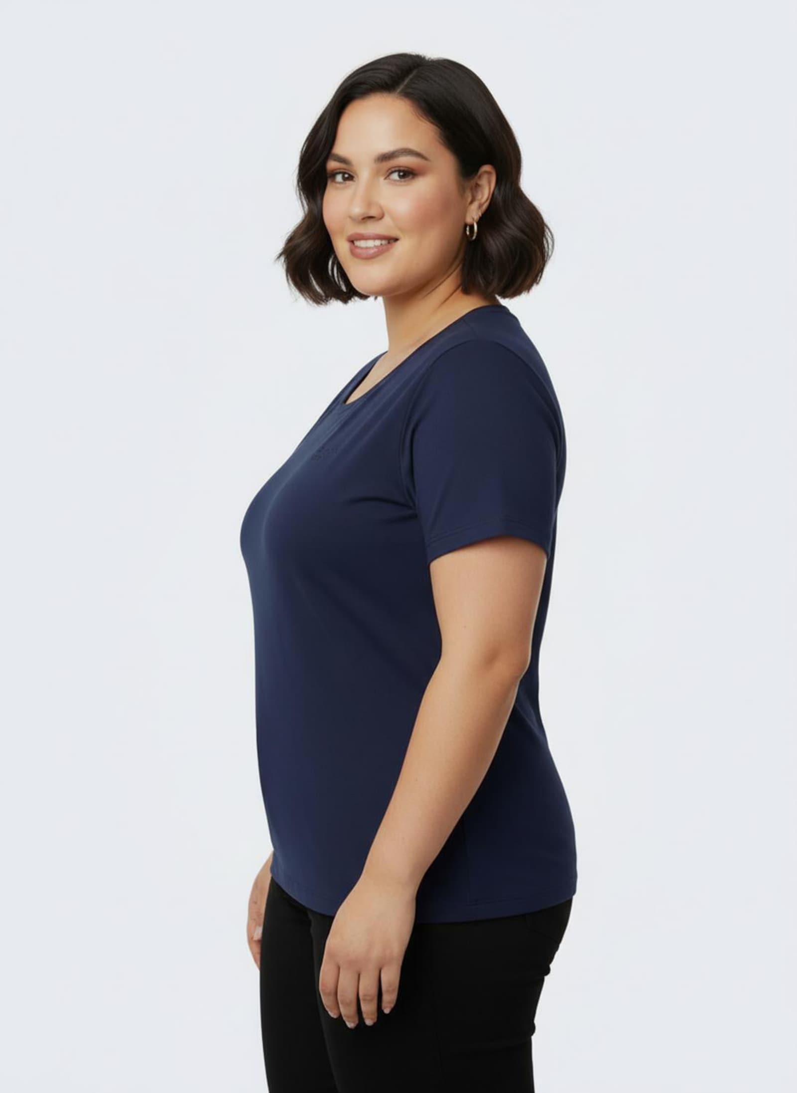 Catamaran Sports Sportshirt mit Stickerei - marine + türkis