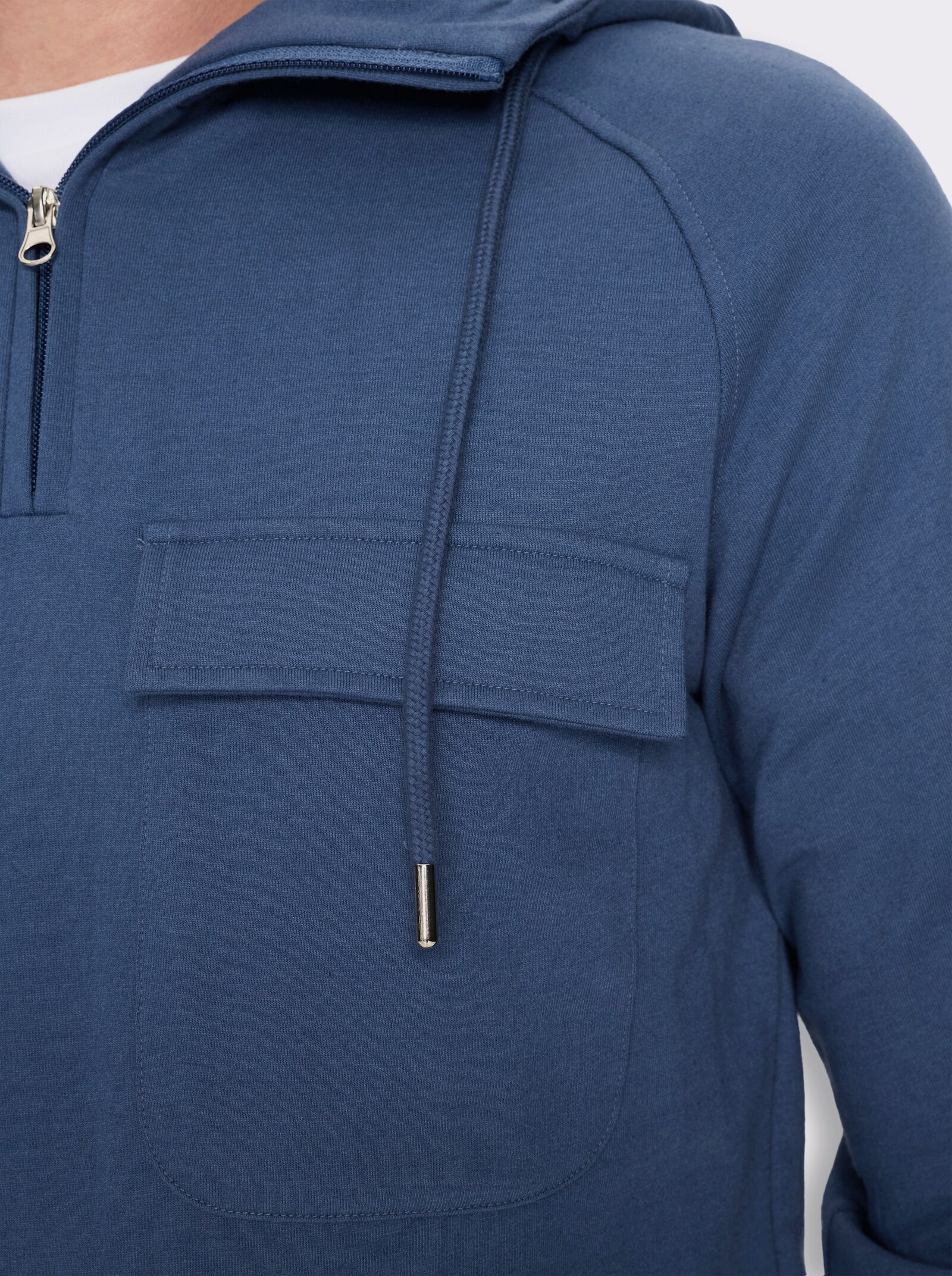 Catamaran Sports Sweatshirt mit Känguru-Tasche - jeansblau