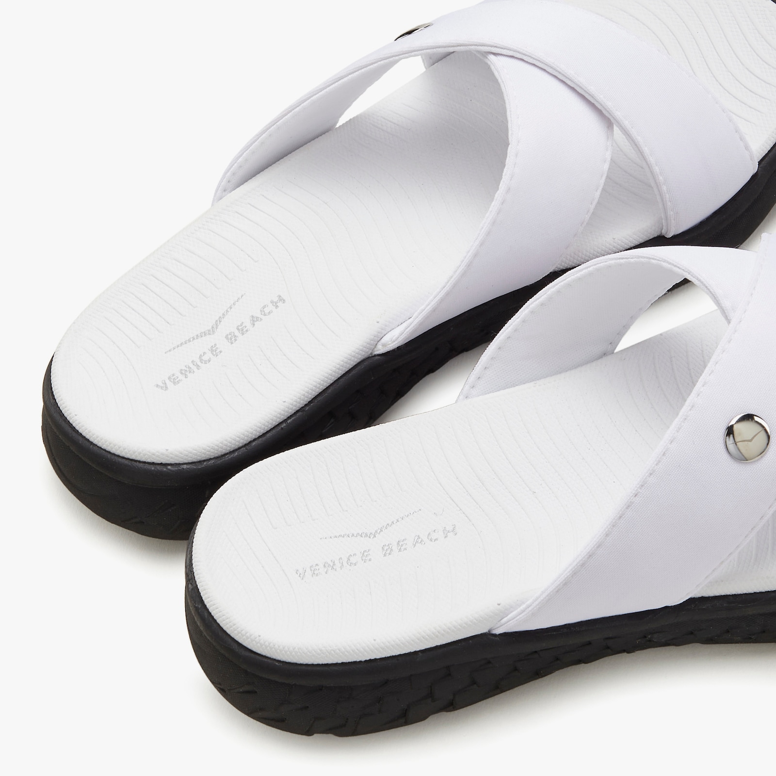 Venice Beach Mules de bain - blanc