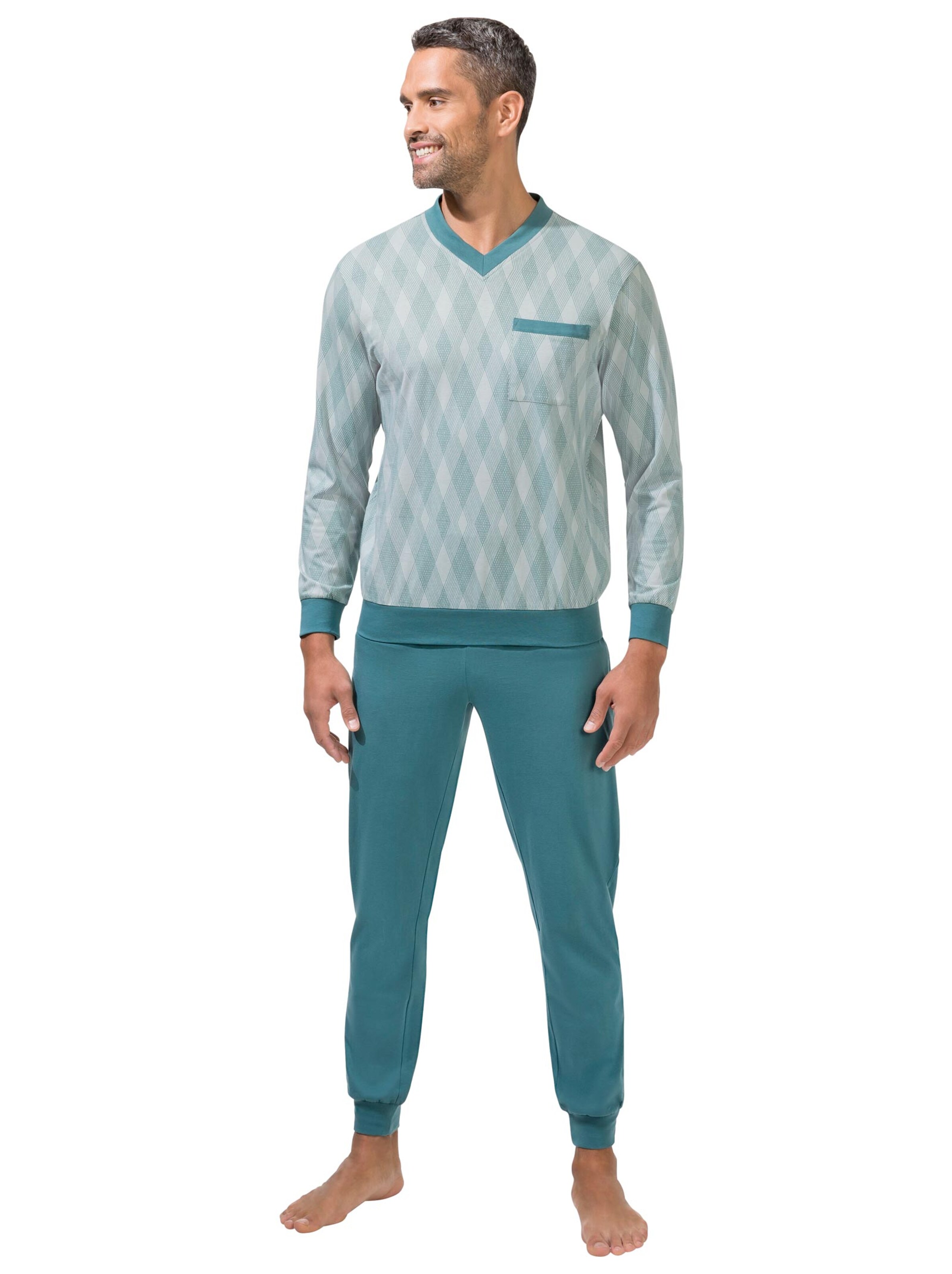 KINGsCLUB Schlafanzüge - mint + blau