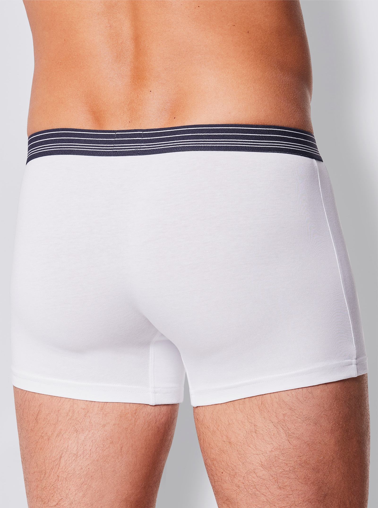 Mustang Broek - marine + wit + rood