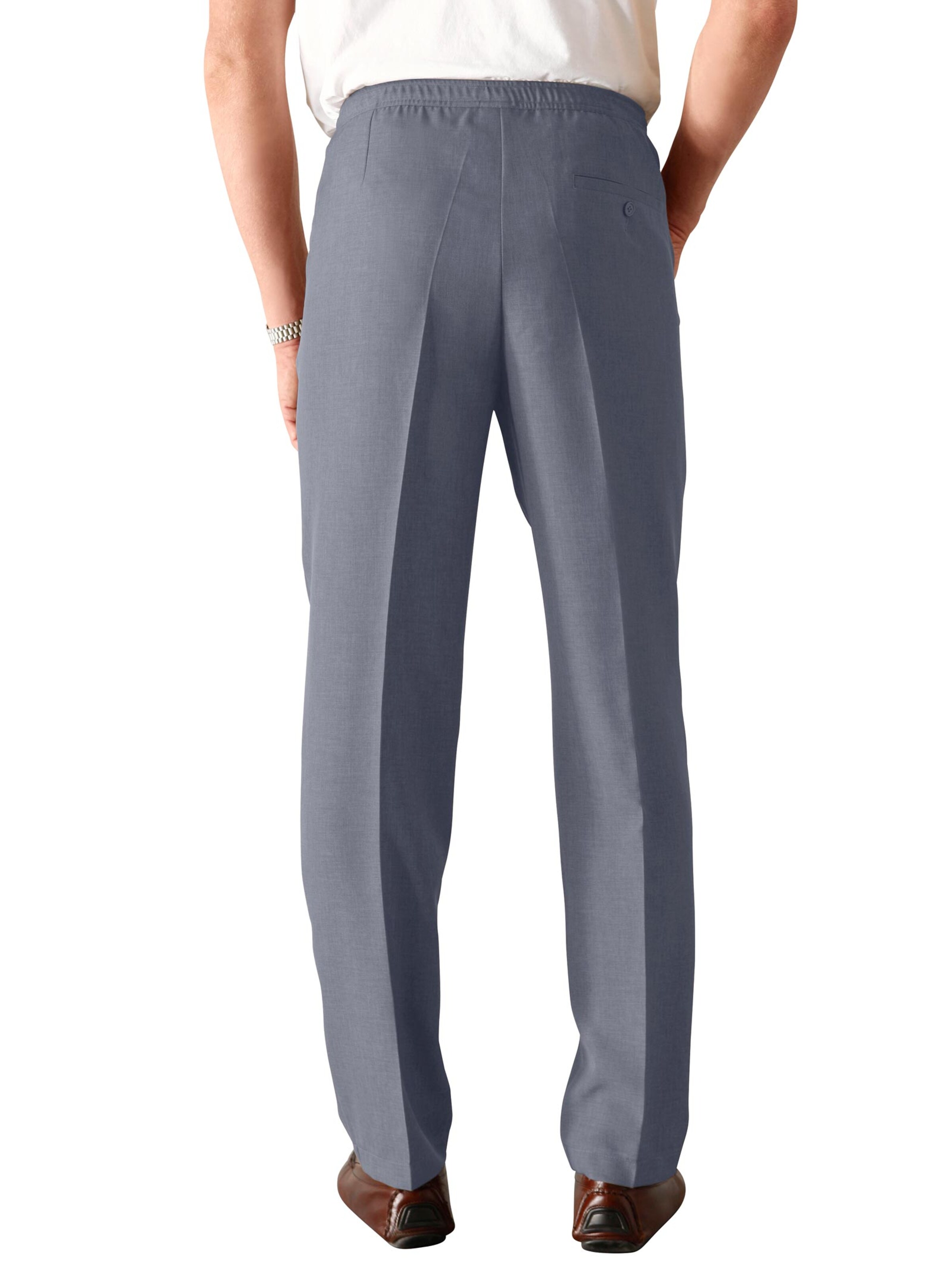 Schlupfhose - grau-meliert