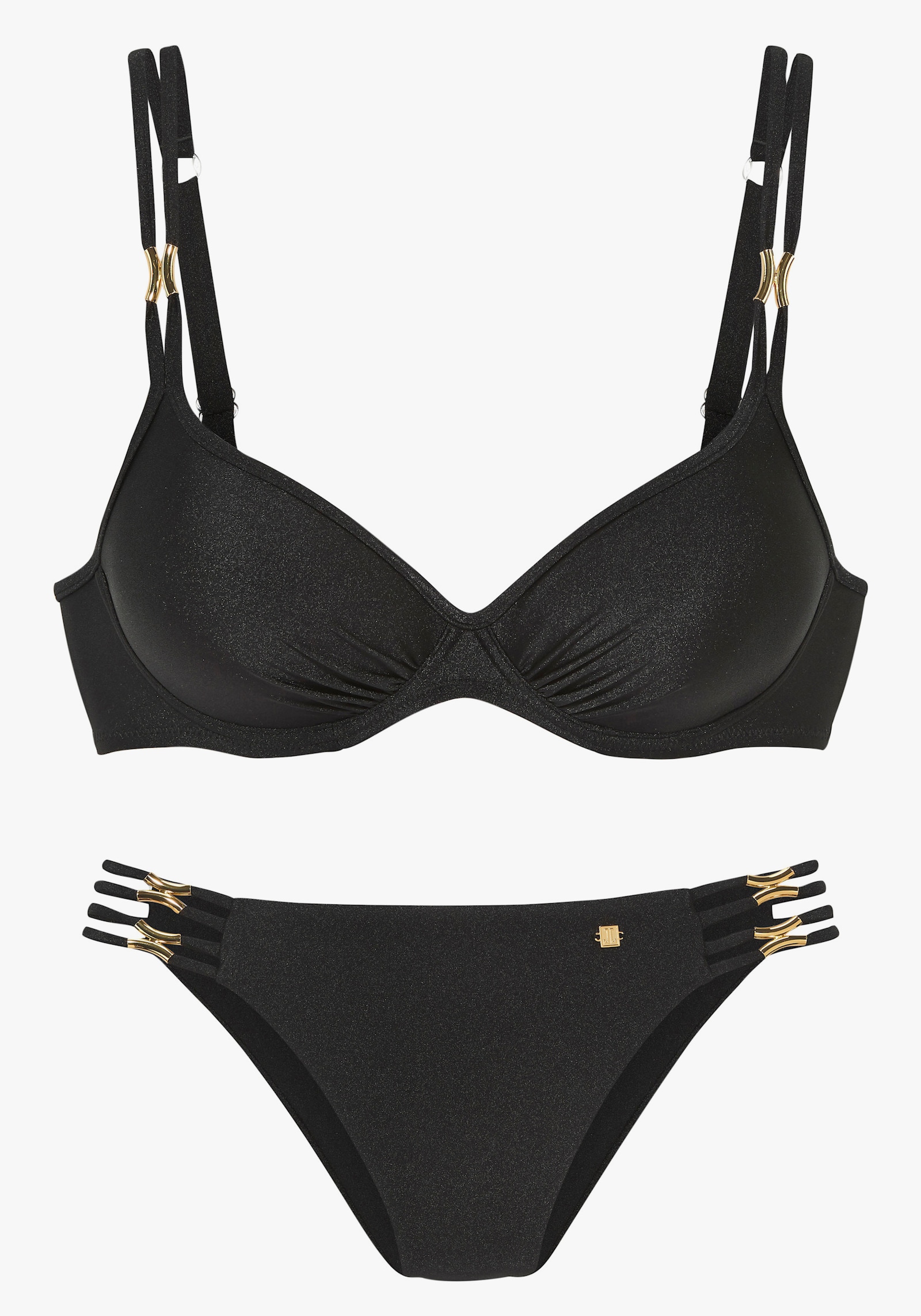 JETTE Bügel-Bikini - schwarz
