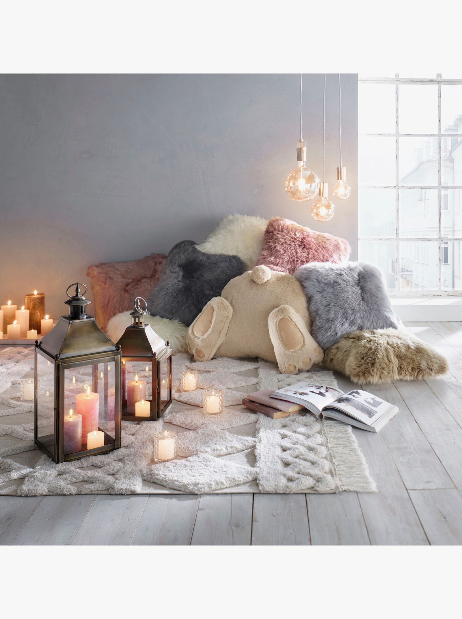 heine home Kissen - wollweiß