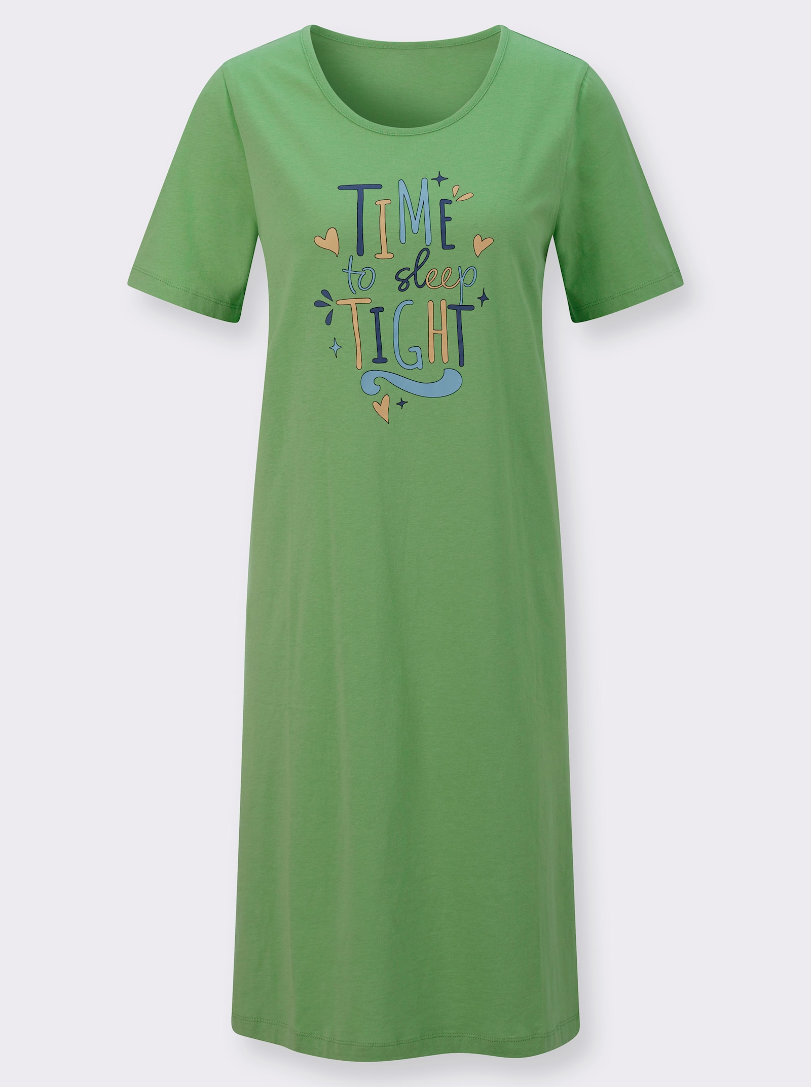 Nachthemd mit aufgedrucktem Schriftzug - apfel