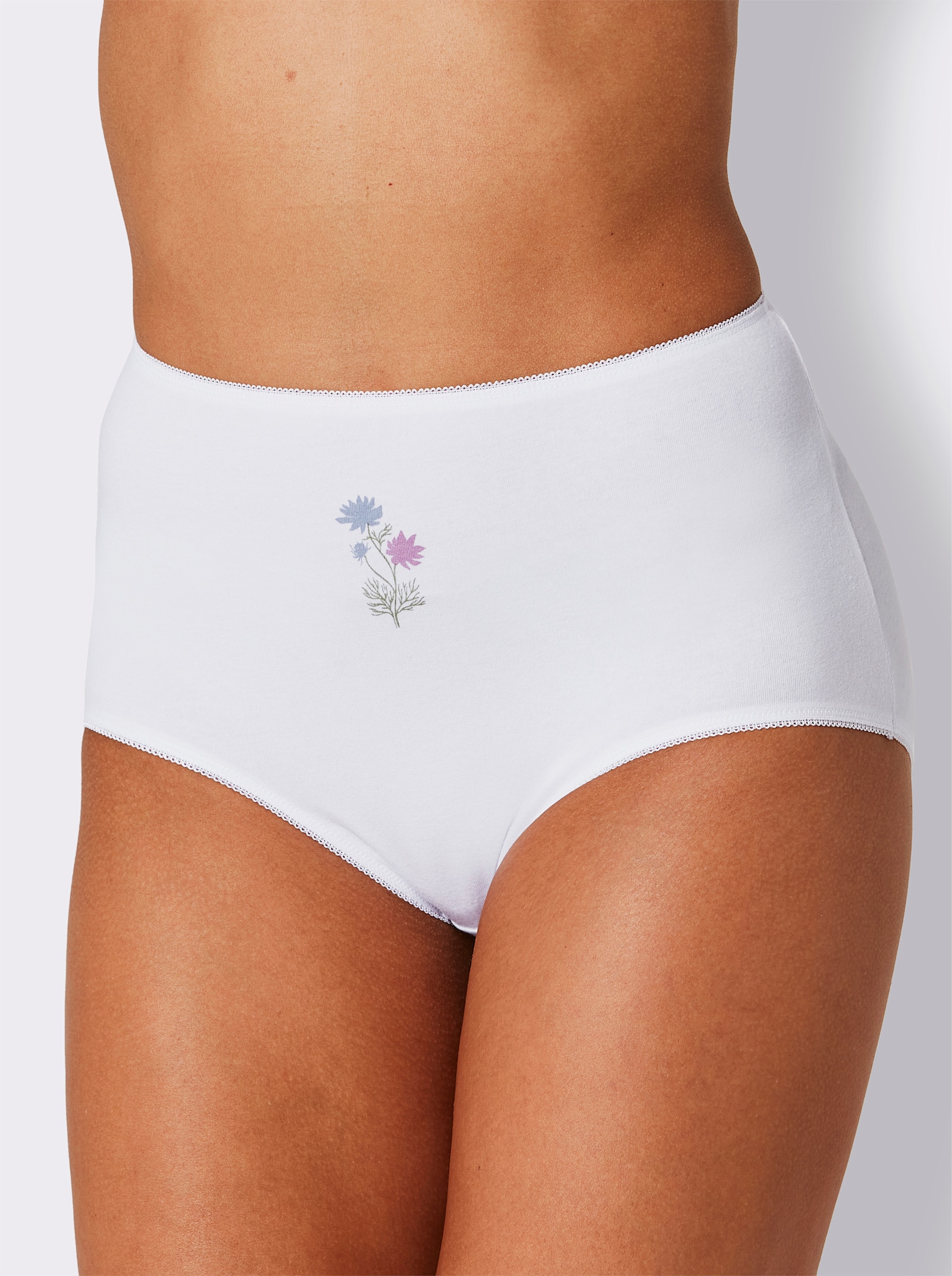 wäschepur Kalhotky s pasem - bílá