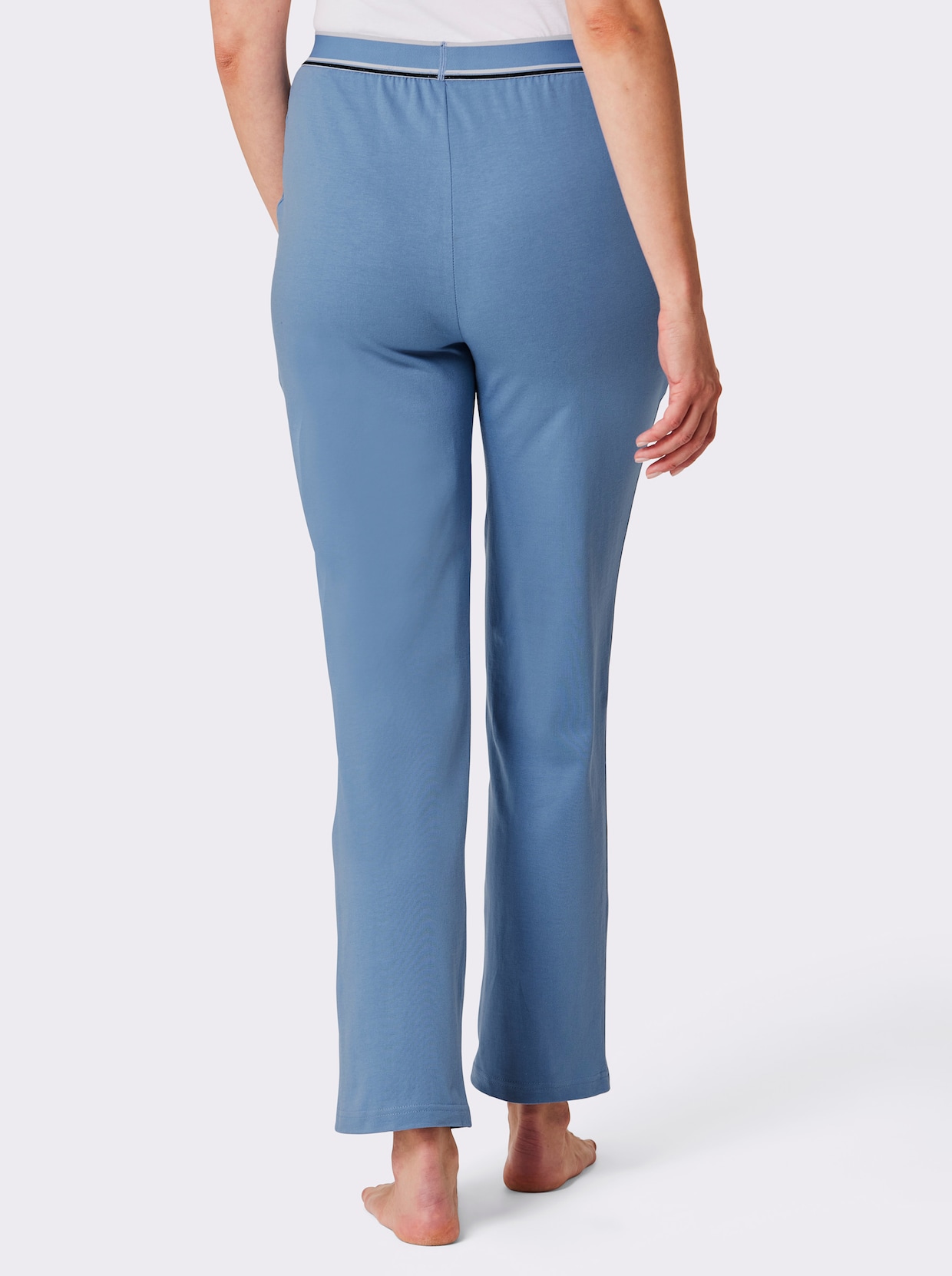 feel good broek - middenblauw