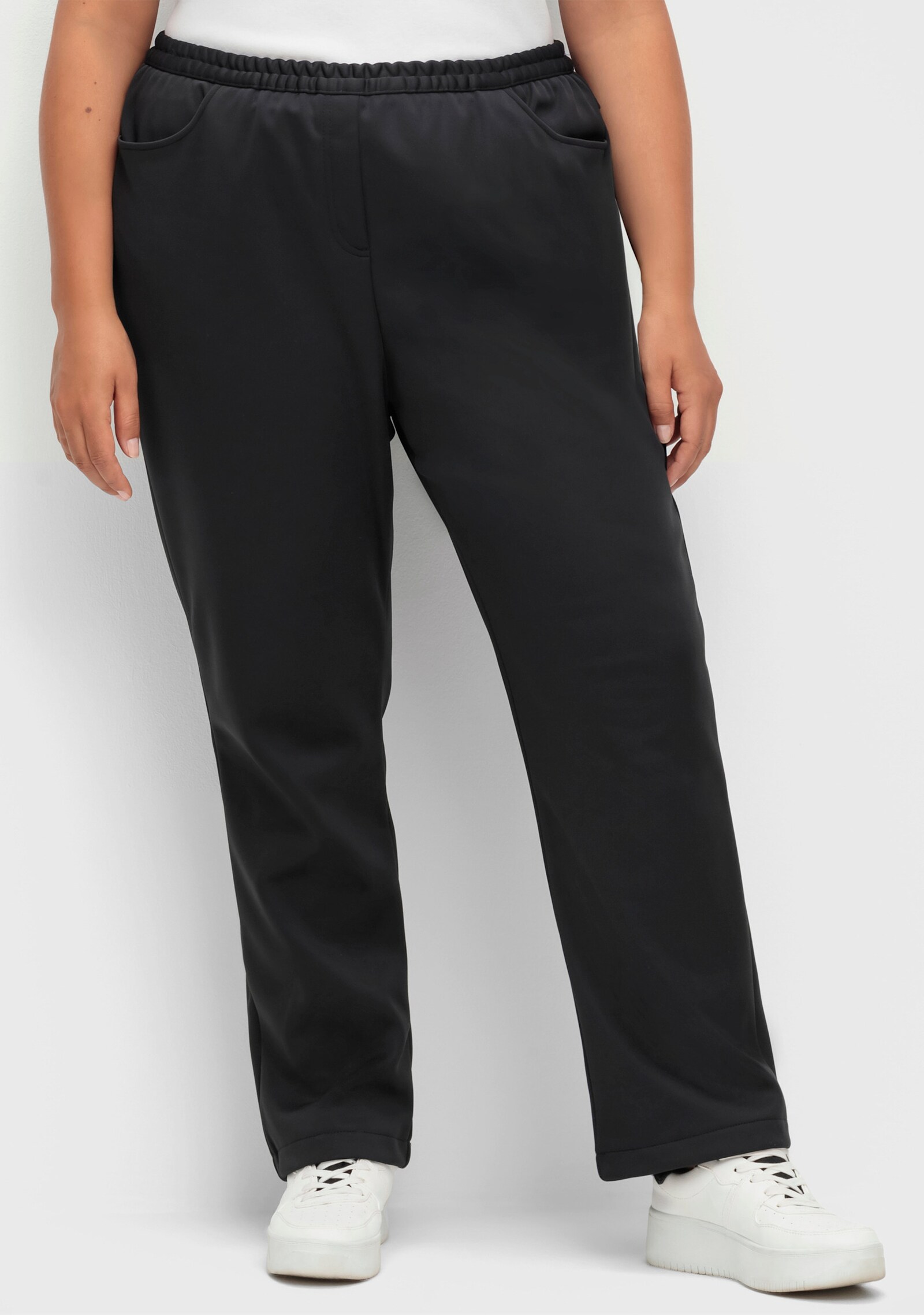 Thermohose mit Fleece-Futter - schwarz