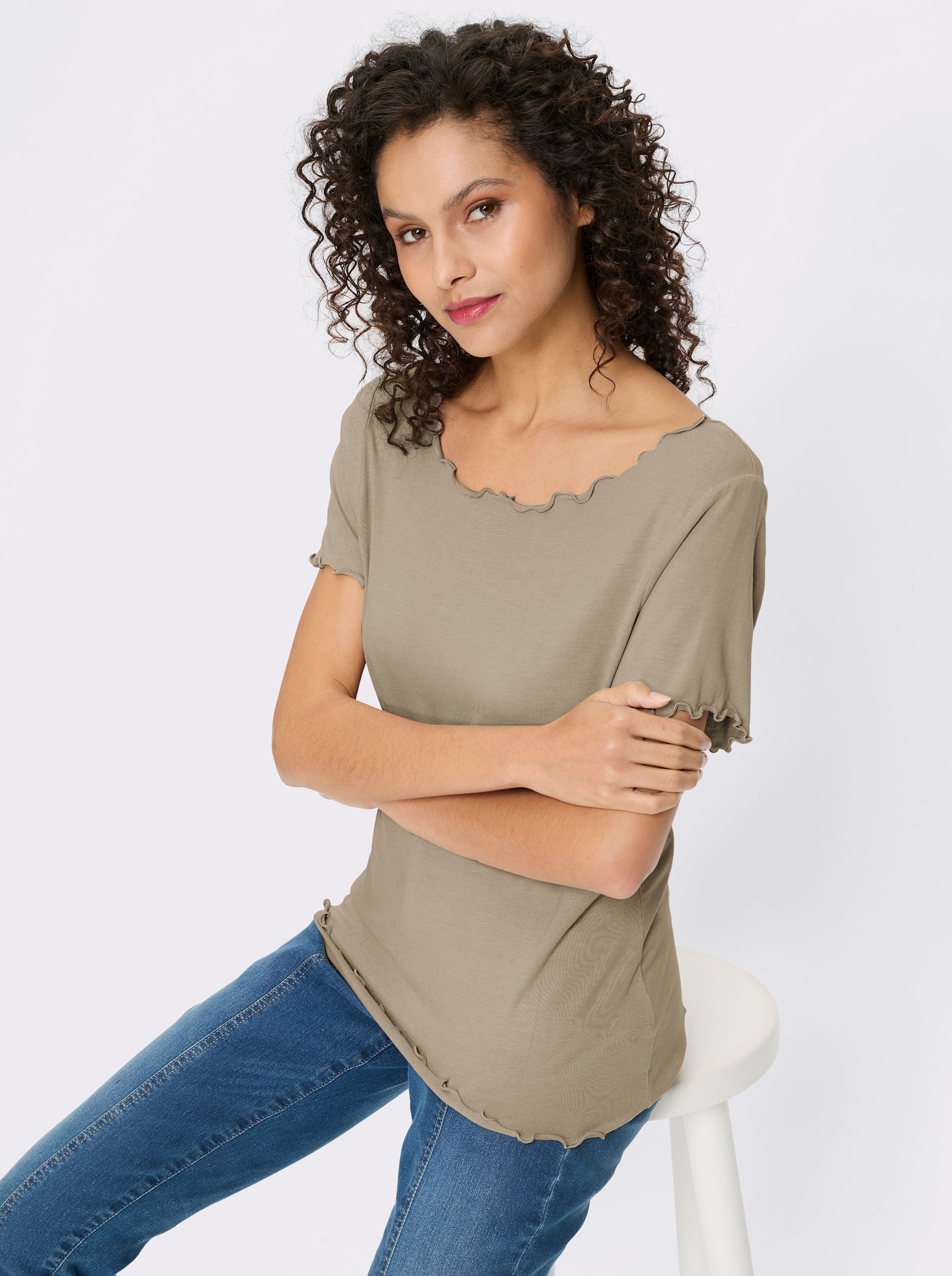 heine Shirt in set van 2 - beige/ecru