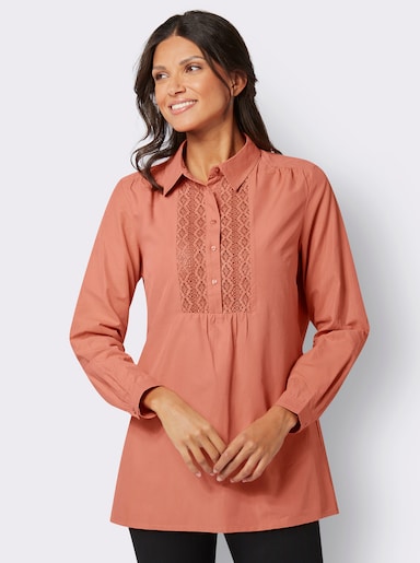 Comfortabele blouse - papaya