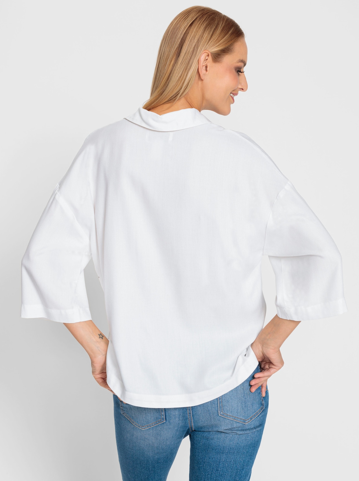 heine Overhemdblouse - ecru