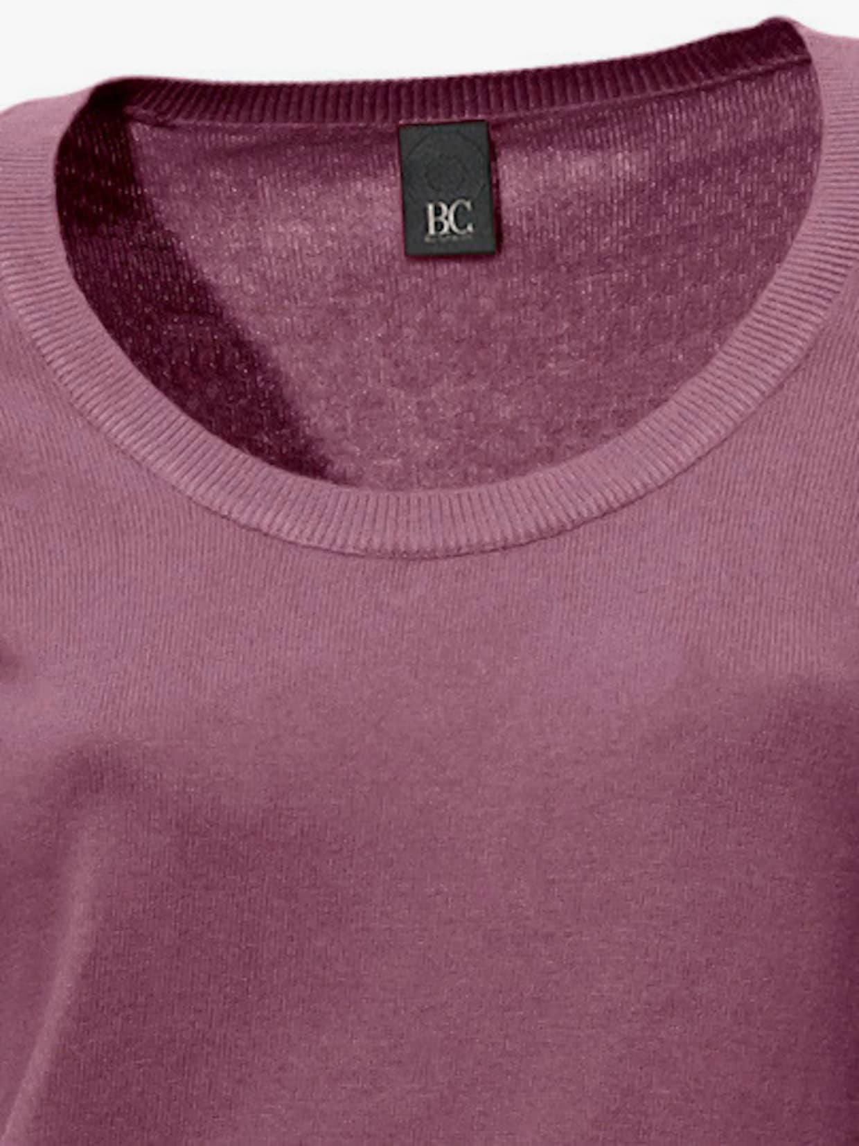 heine Rundhals-Pullover - mauve