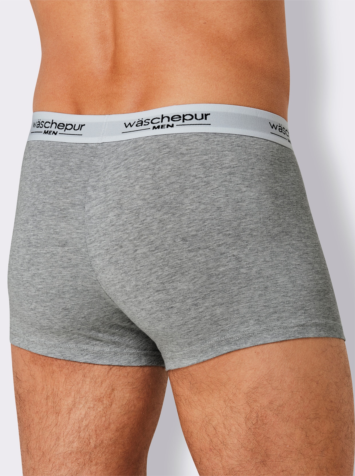 wäschepur men Pants - anthrazit + grau + weiß