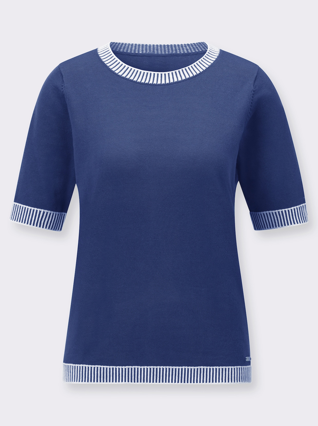 Kurzarmpullover - royalblau