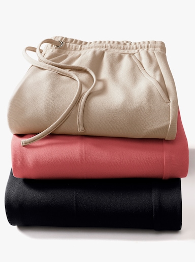 Schlupfhose aus formstabilem Interlock - schwarz