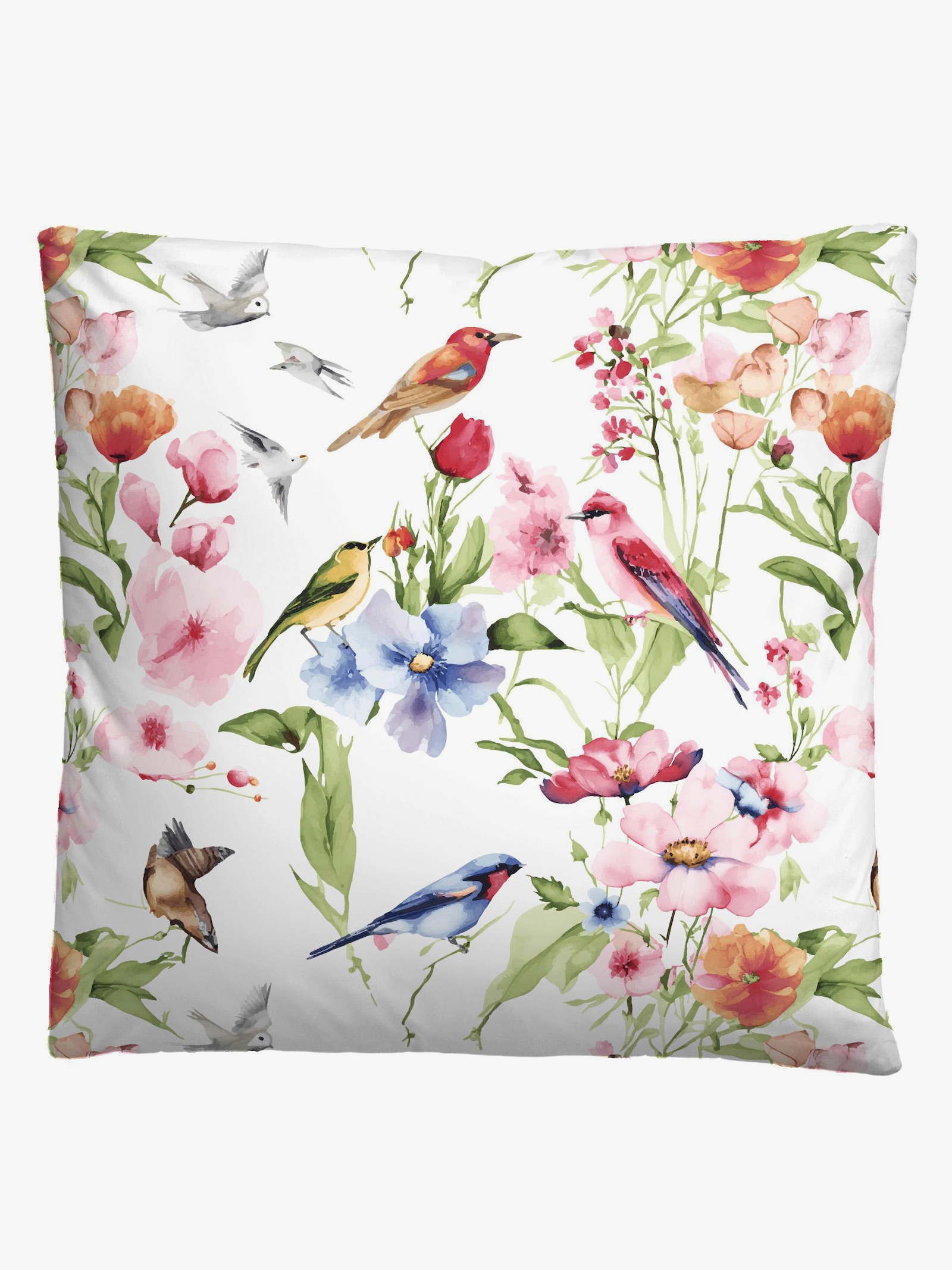 Biberna Bettwäsche - weiß-bedruckt