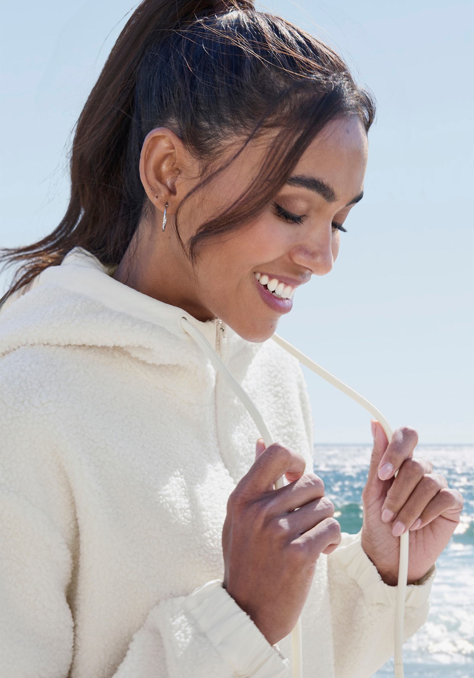 Elbsand Fleecejacke - creme