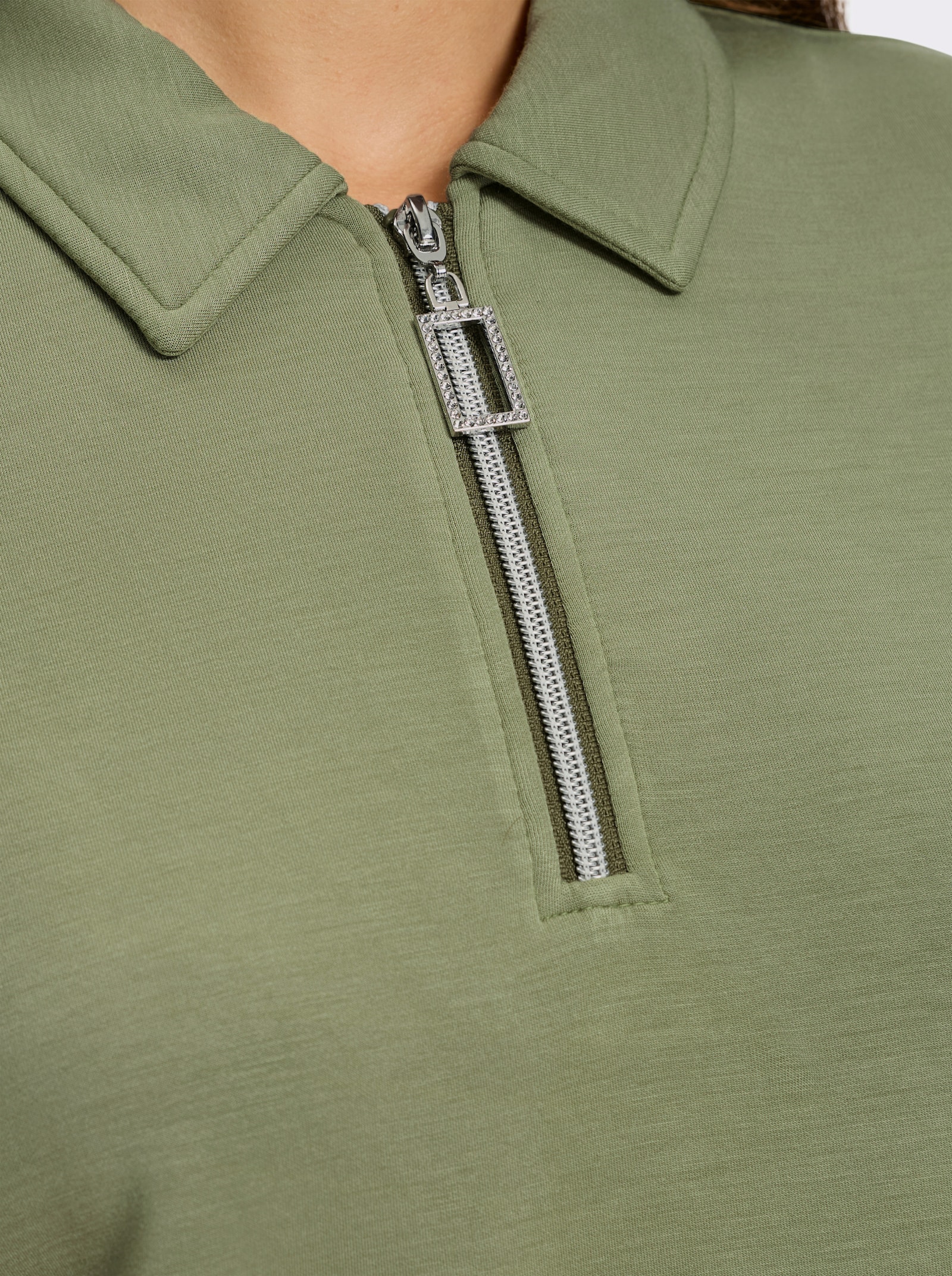 Poloshirt in Interlock-Qualität - schilf