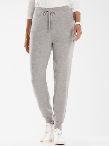 Jogg Pants - grau-meliert