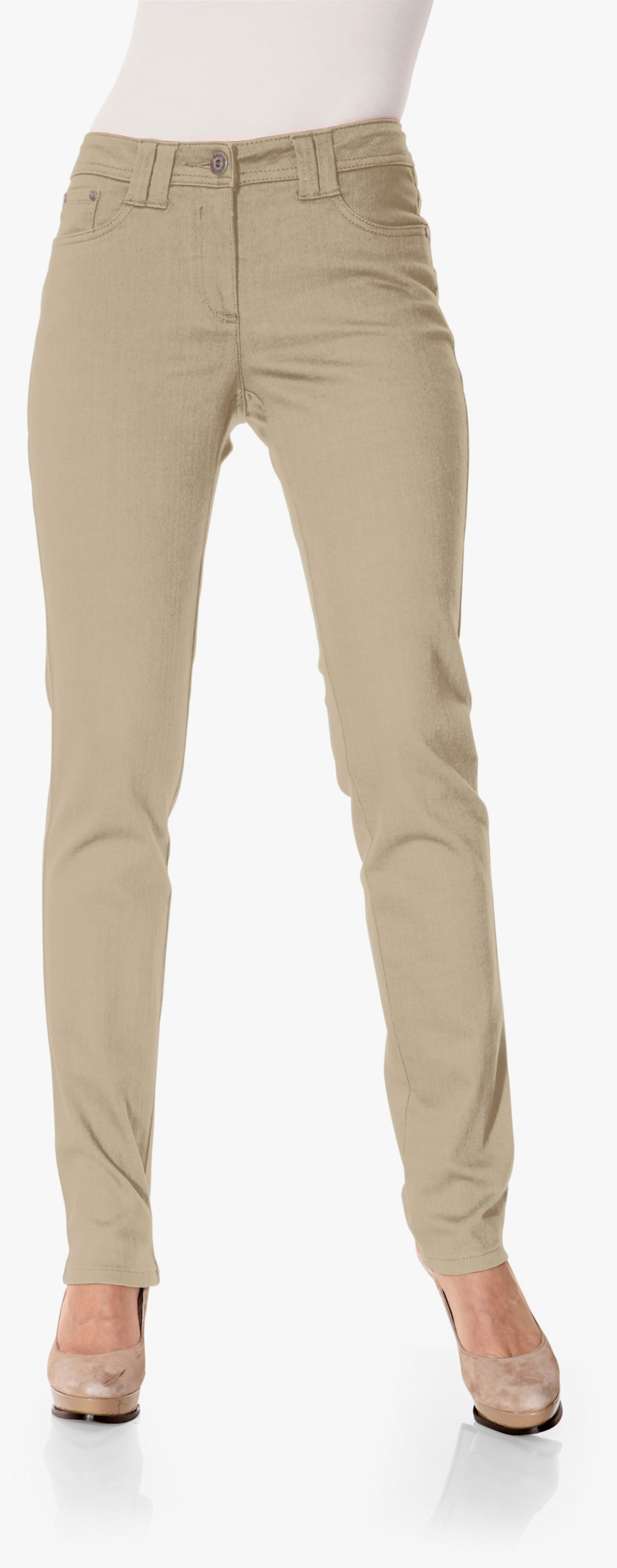 heine Röhrenhose im Casual-Look - beige