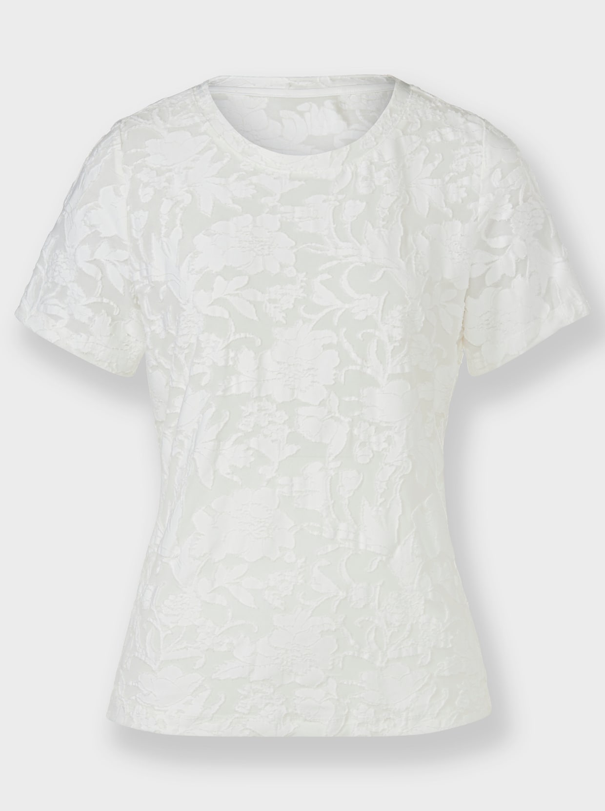 heine T-shirt en dentelle - écru